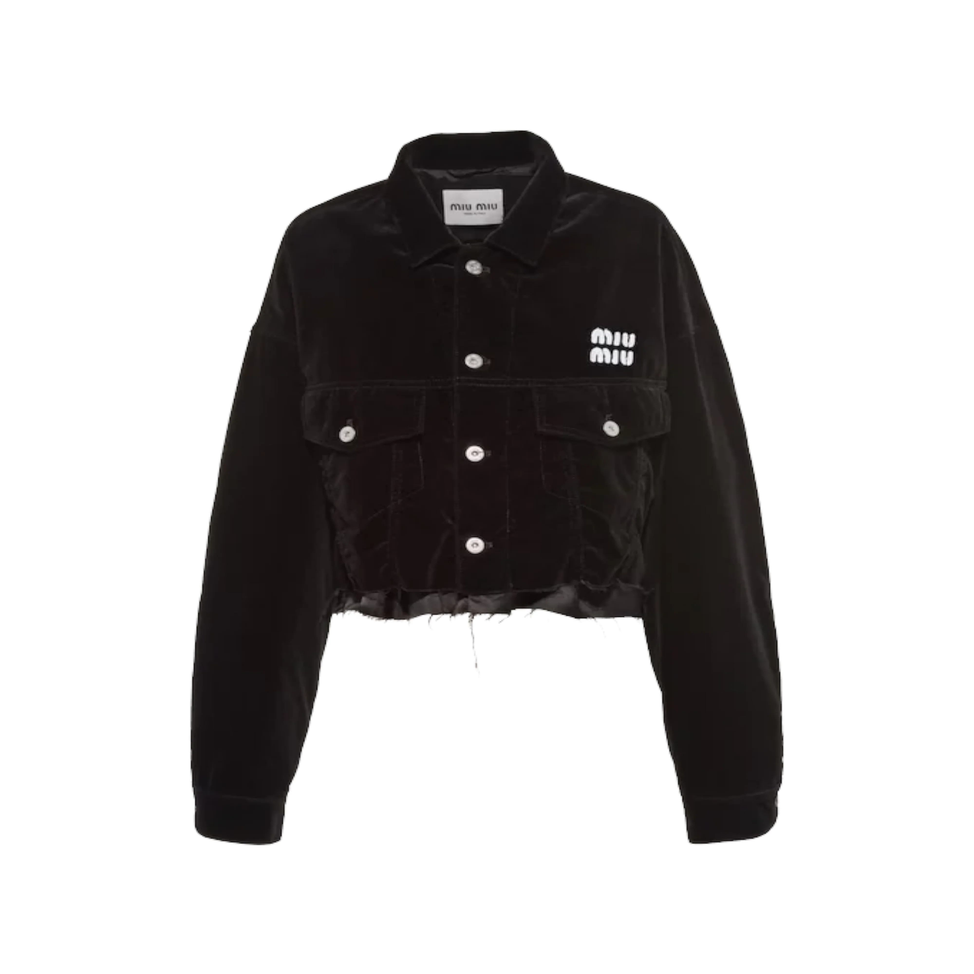 Miu Miu - Velvet Blouson - (Black)