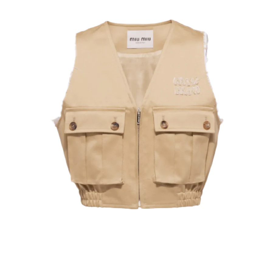 MIU MIU - Women's Chino Vest - Corda