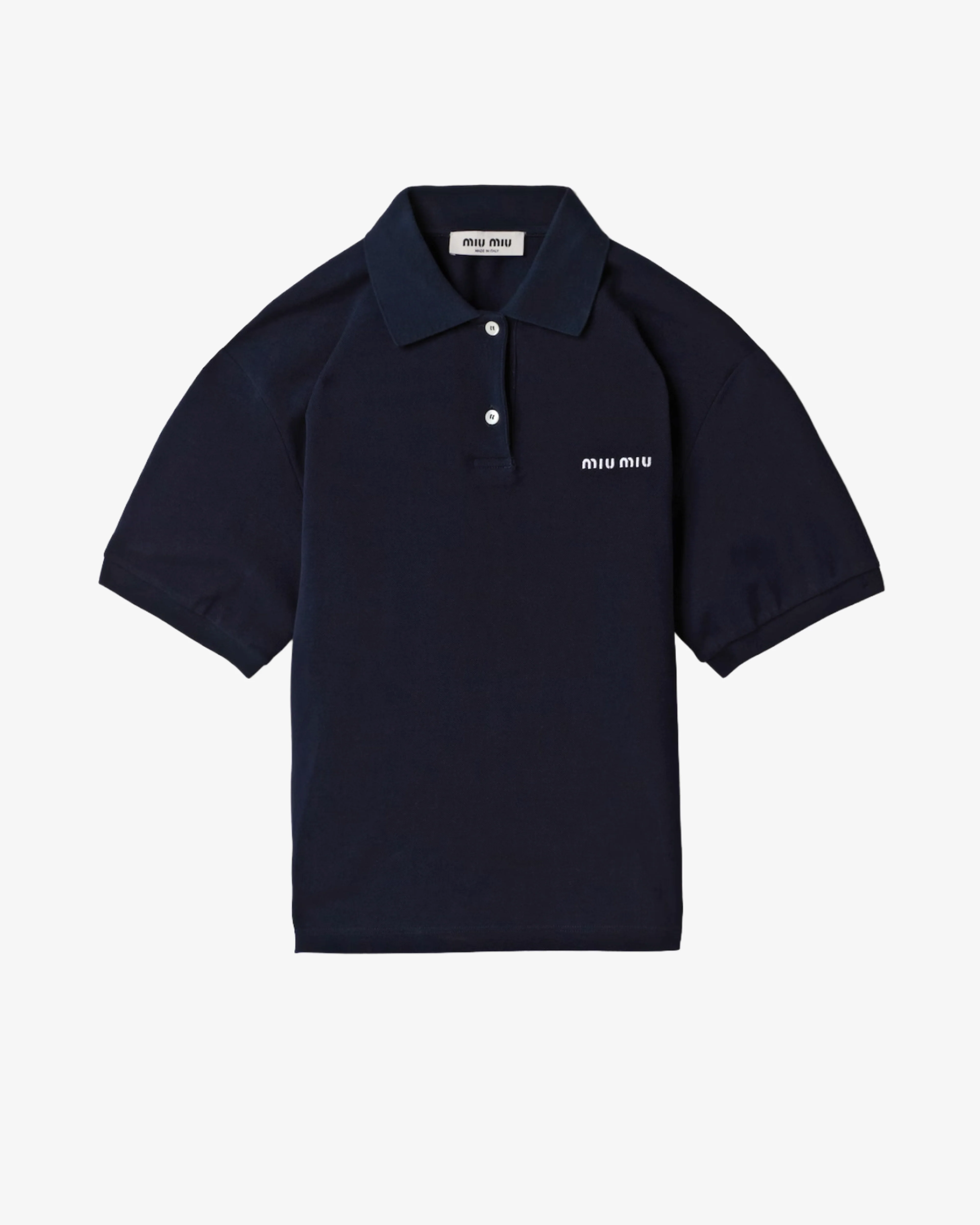 MIU MIU - Women's Piquet Polo - (Navy)