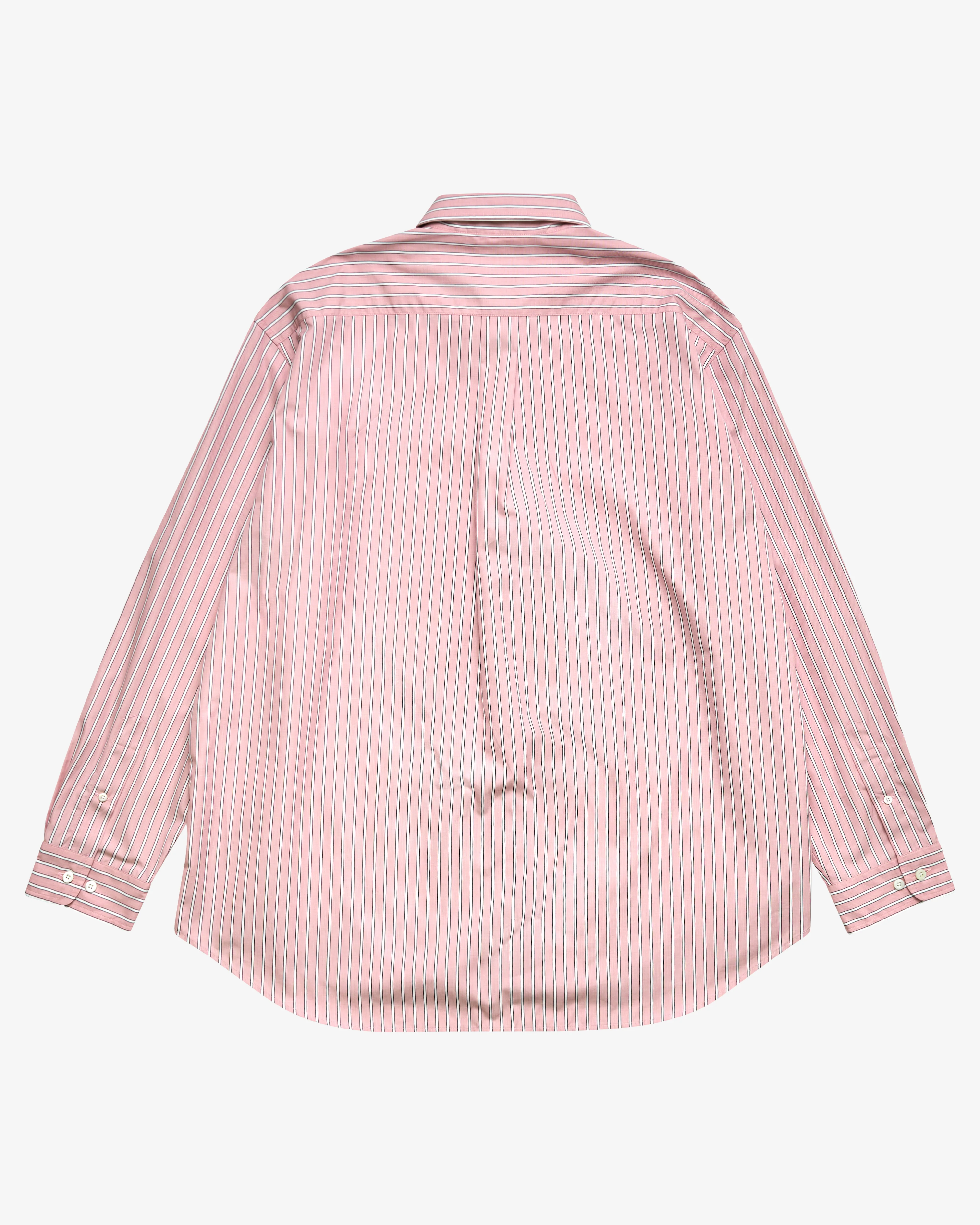 MIU MIU - Men's Popeline Riga Shirt - (Pink) - Image 2