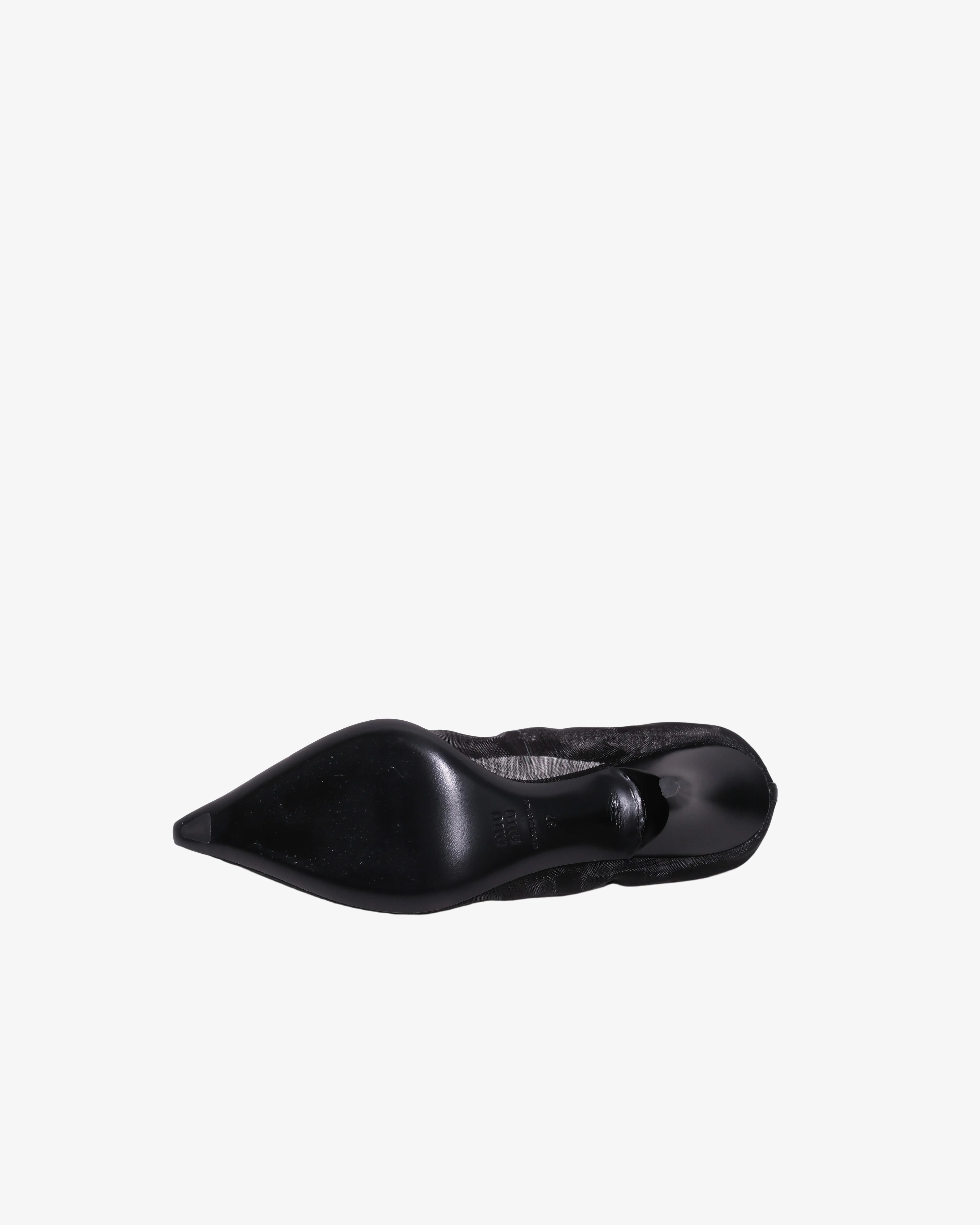MIU MIU - Women's Rete Heel - (Blue) - Image 3