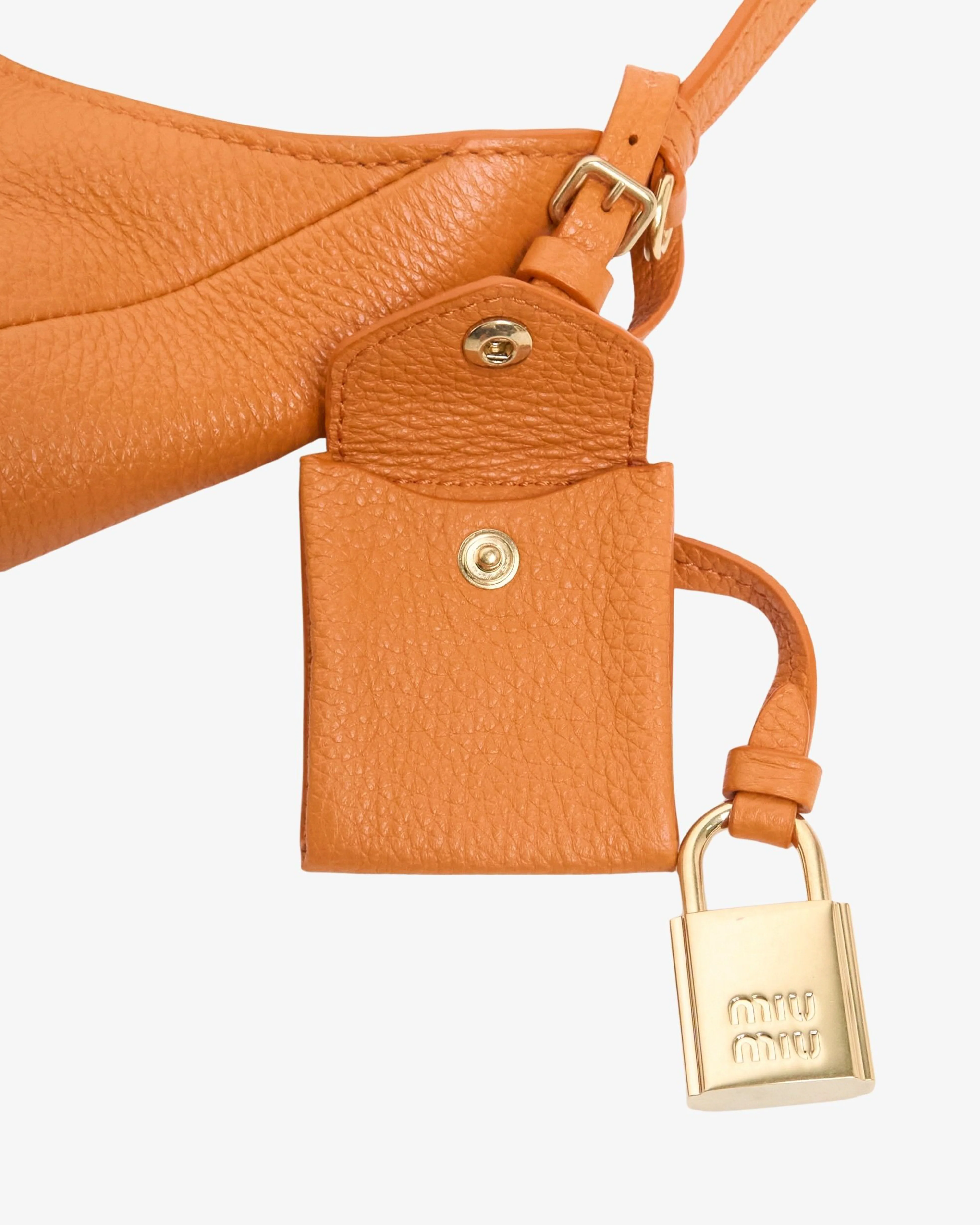 MIU MIU - Women's Vitello Phenix Bag - (Orange) - Image 3
