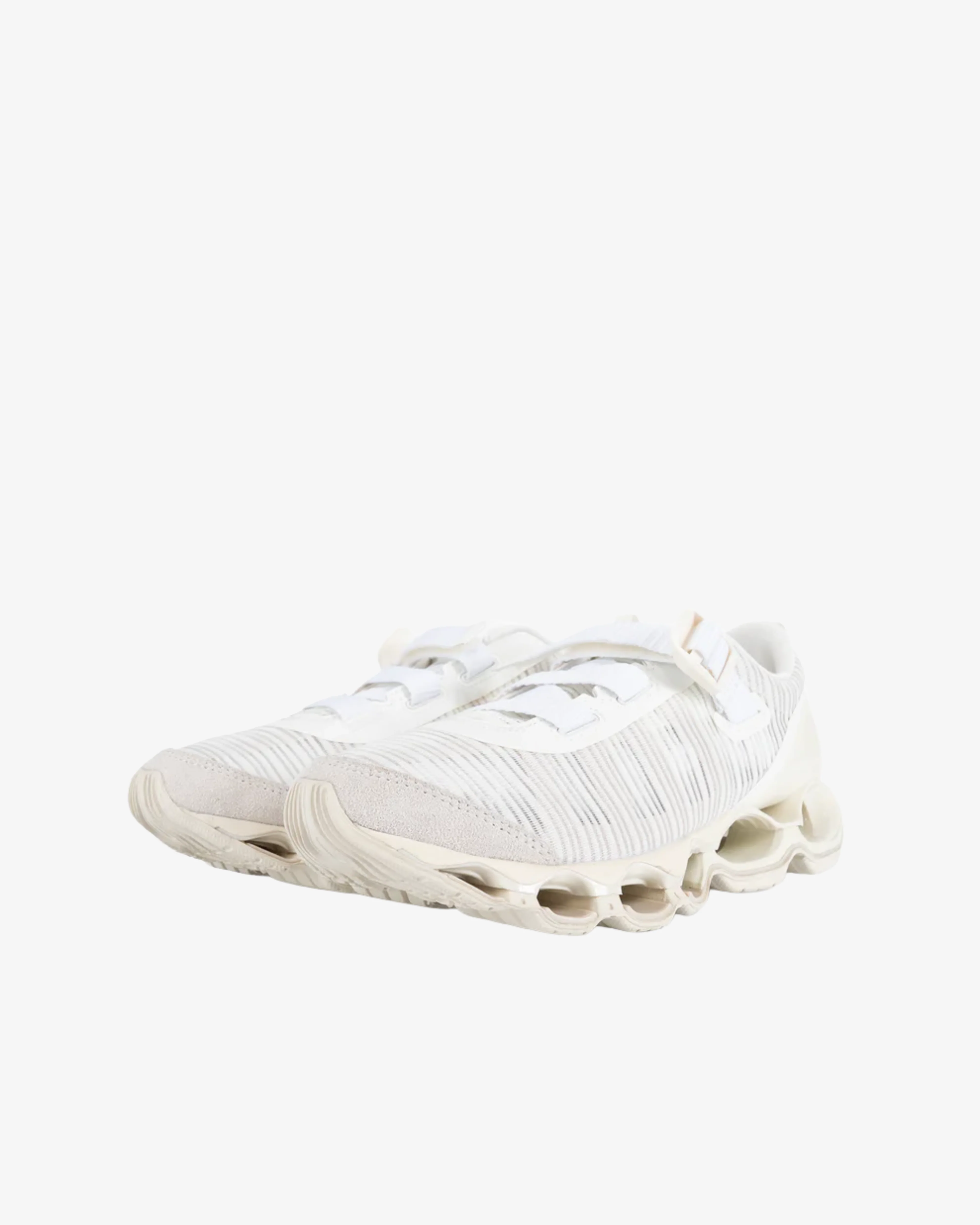Mizuno - Men's Wave Prophecy Strap 2 - (Snow White) - Image 3