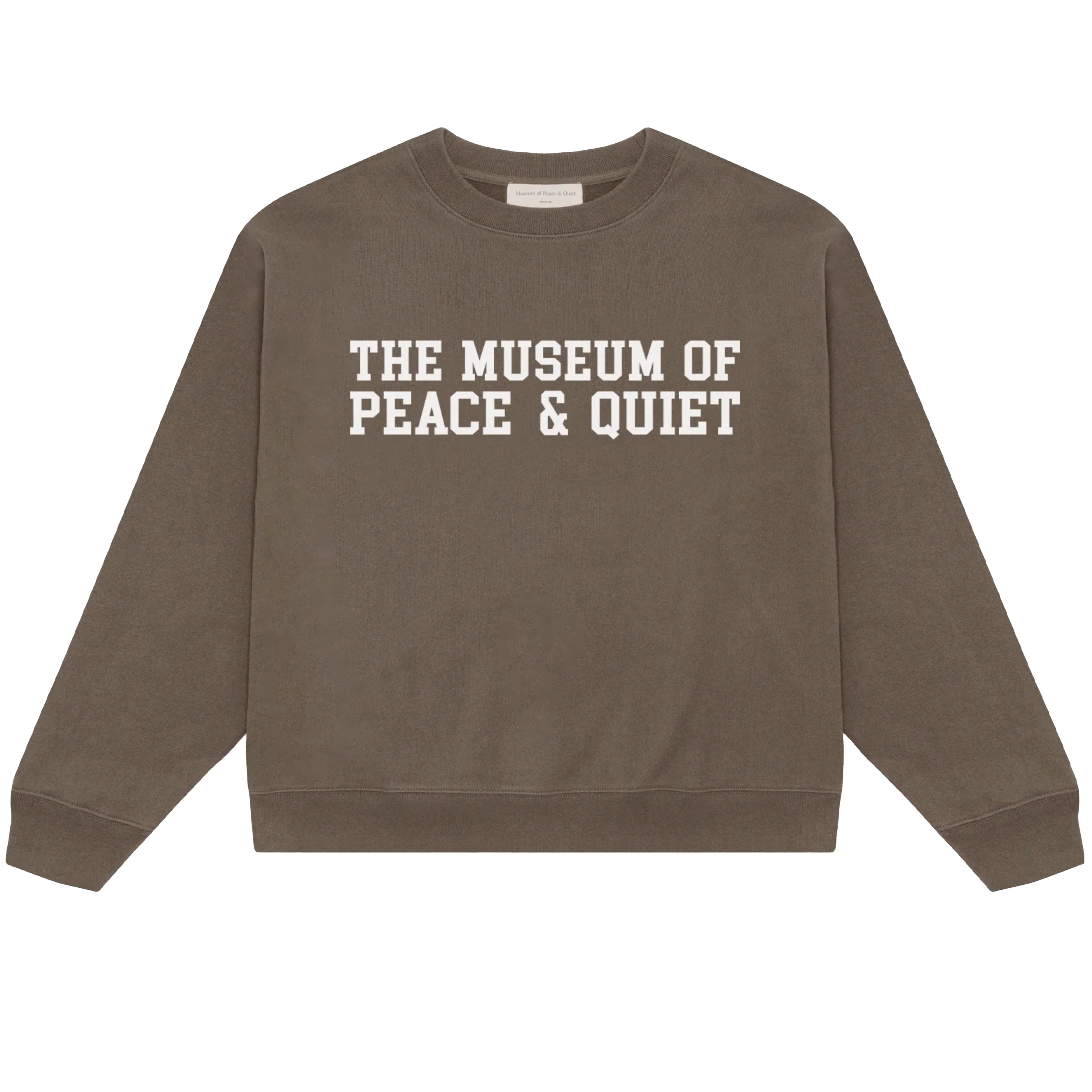 MUSEUM OF PEACE AND QUIET - Men's Campus Crewneck - (Clay)