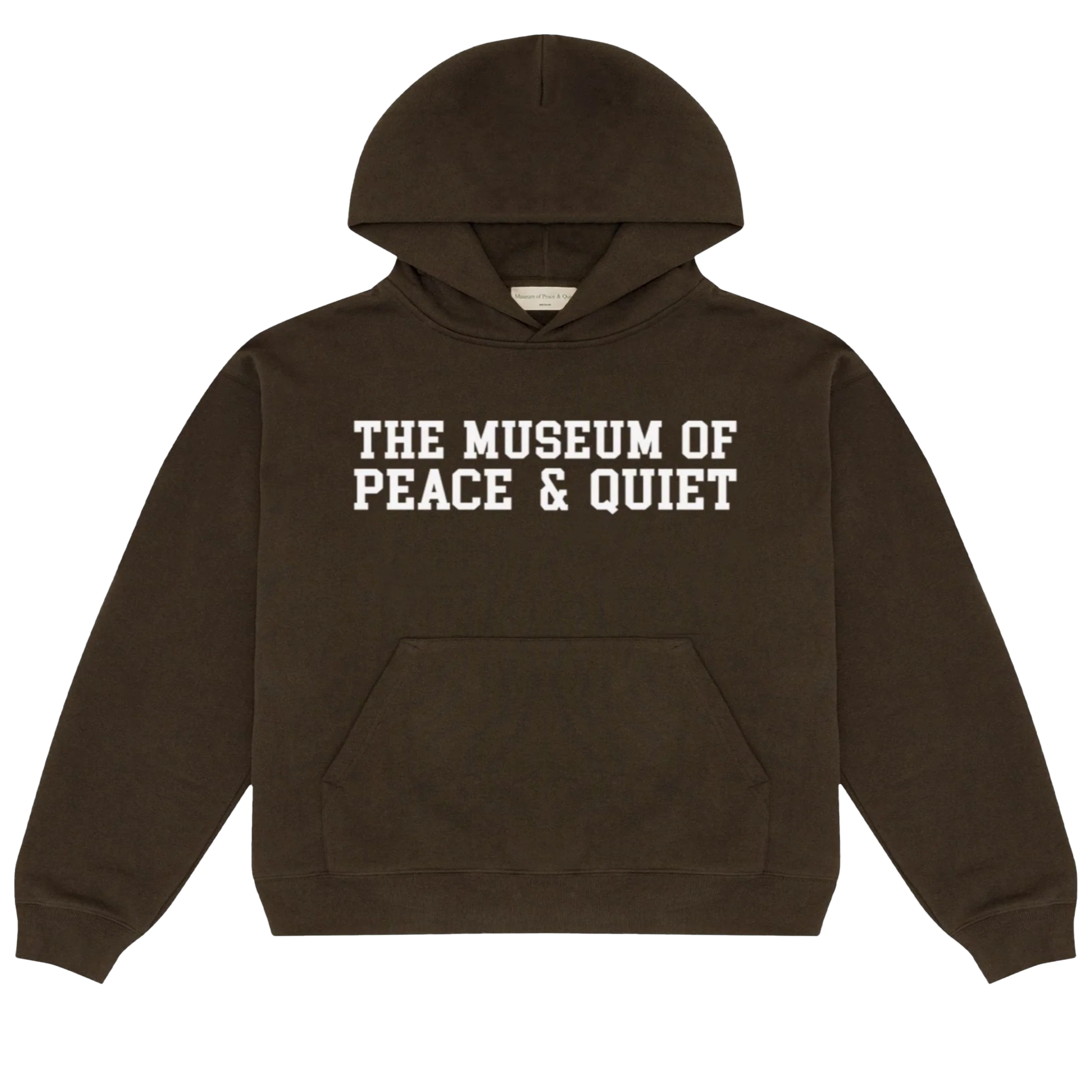 MUSEUM OF PEACE AND QUIET - Men's Campus Hoodie - (Brown)