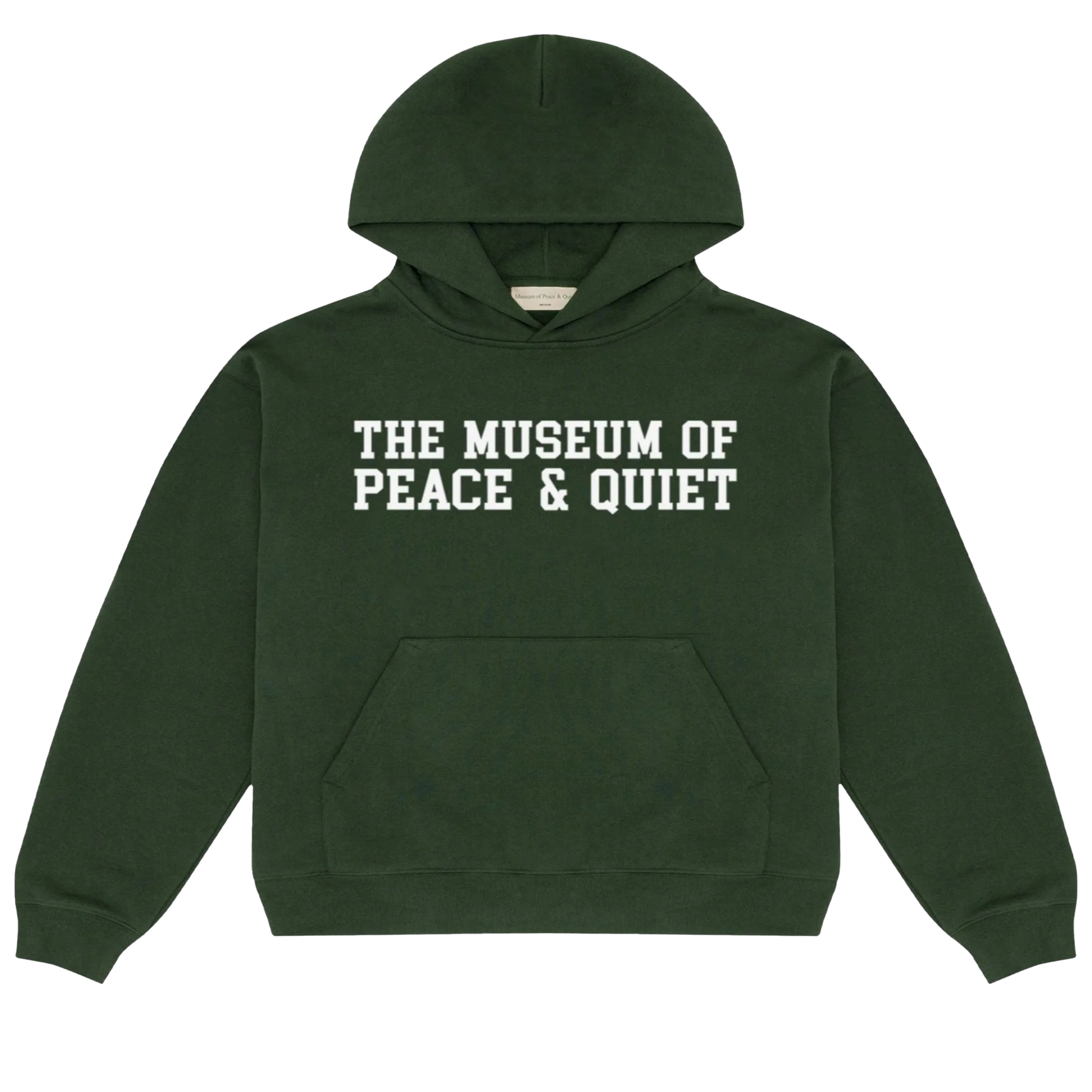 MUSEUM OF PEACE AND QUIET - Men's Campus Hoodie - (Forest)