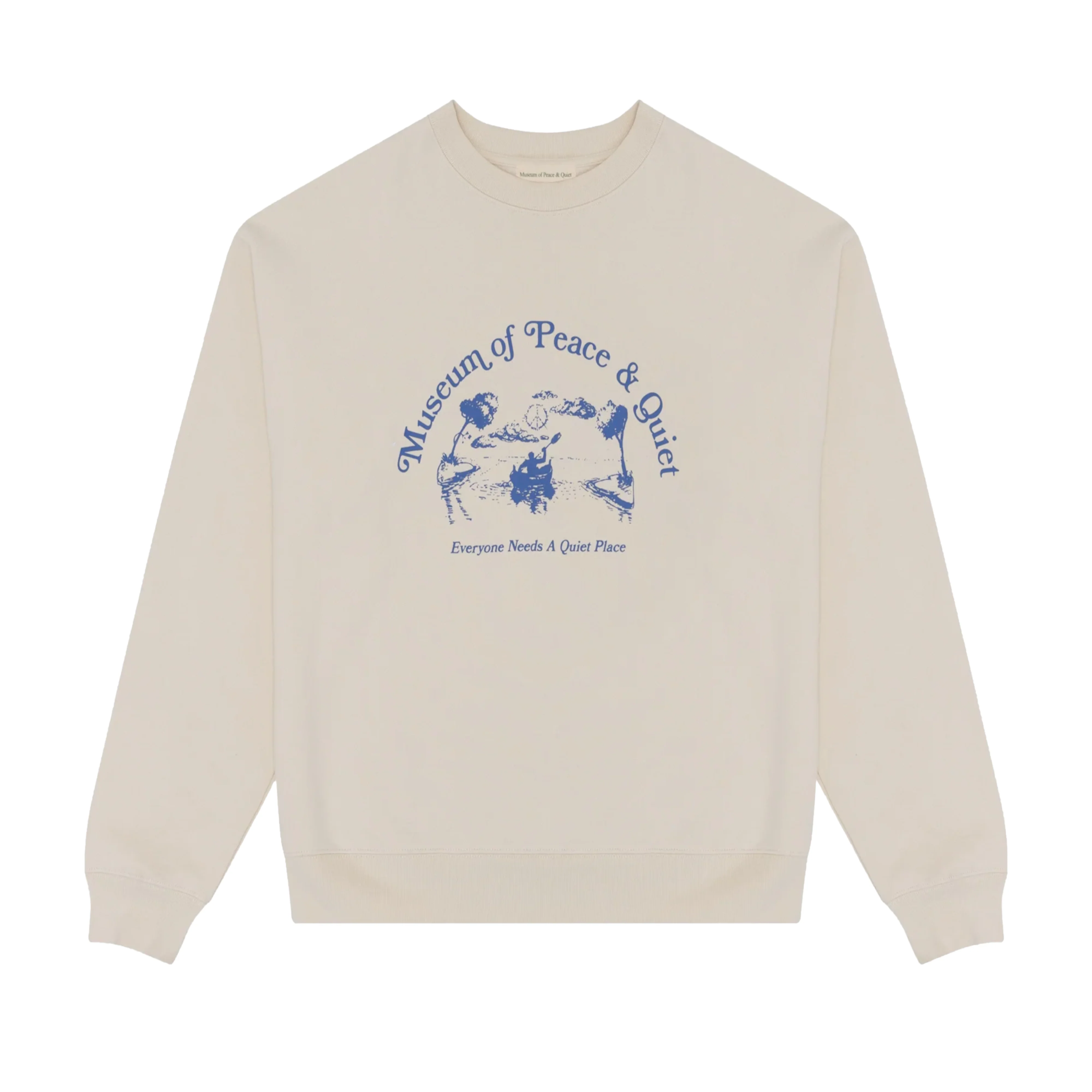 MUSEUM OF PEACE AND QUIET - Quiet Place Crewneck - (Bone)