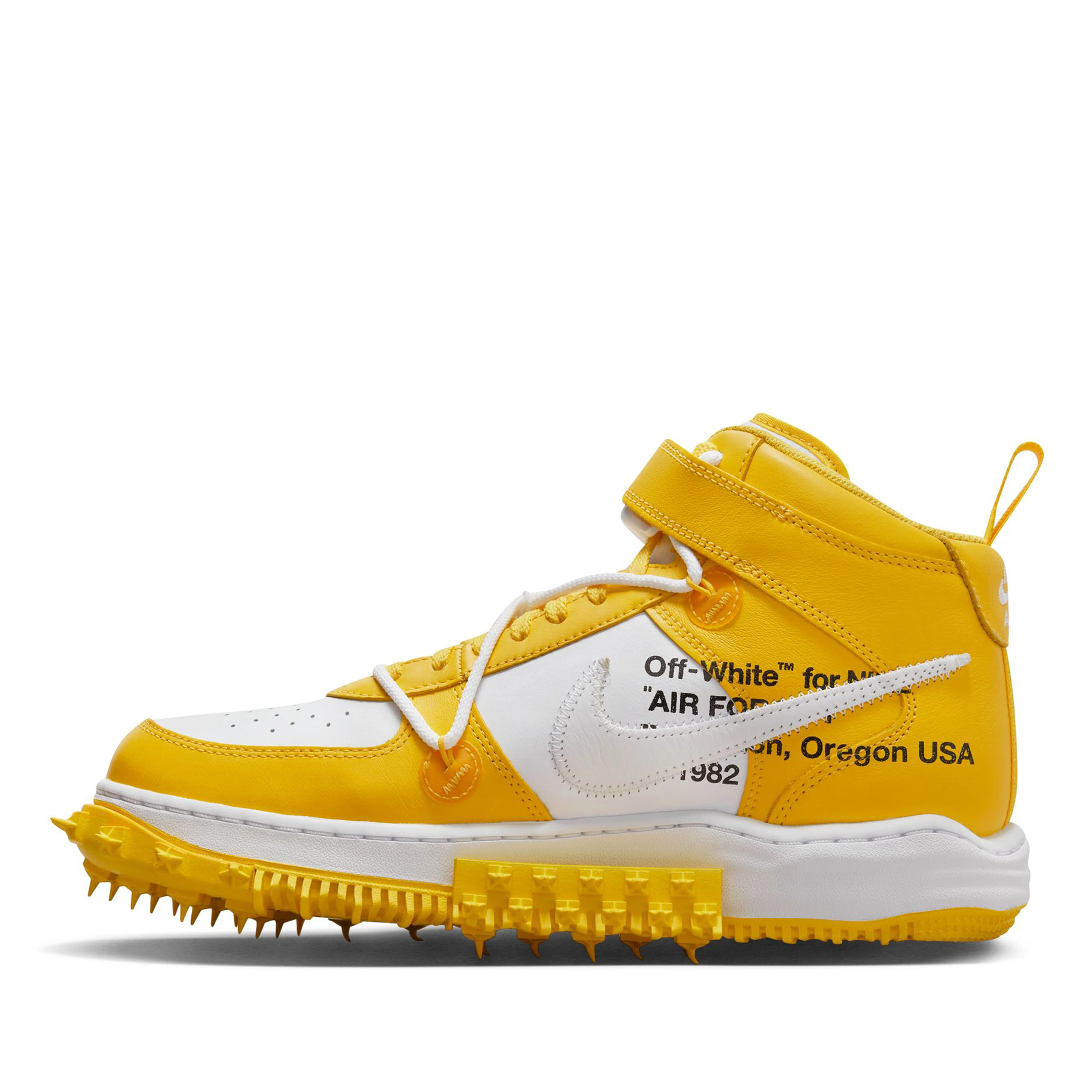 Nike - Men's Off White Air Force 1 Mid - (DR0500-101) - Image 2