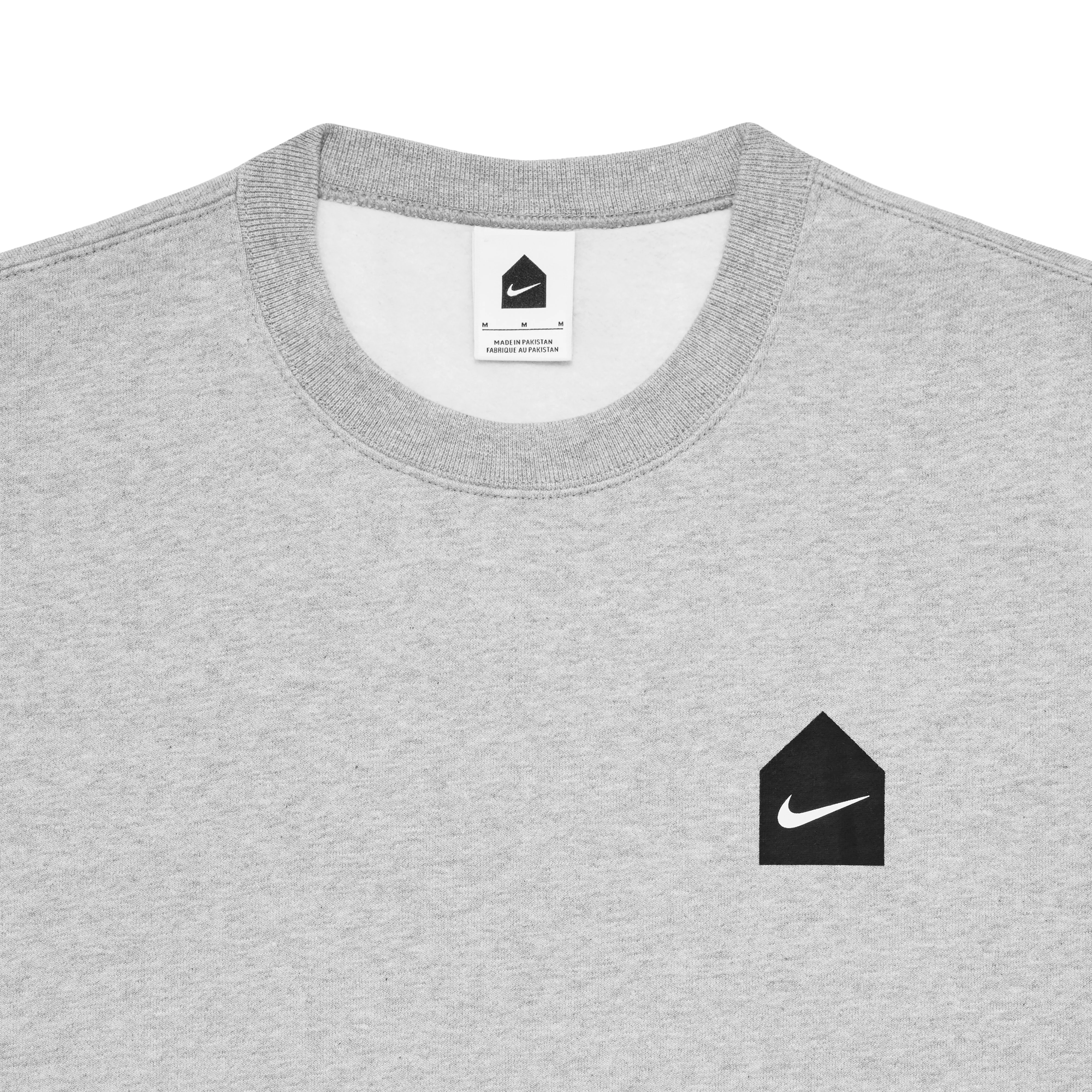 NIKE - DSM Men's Fleece Crew Sweat - (Dark Grey) - Image 3