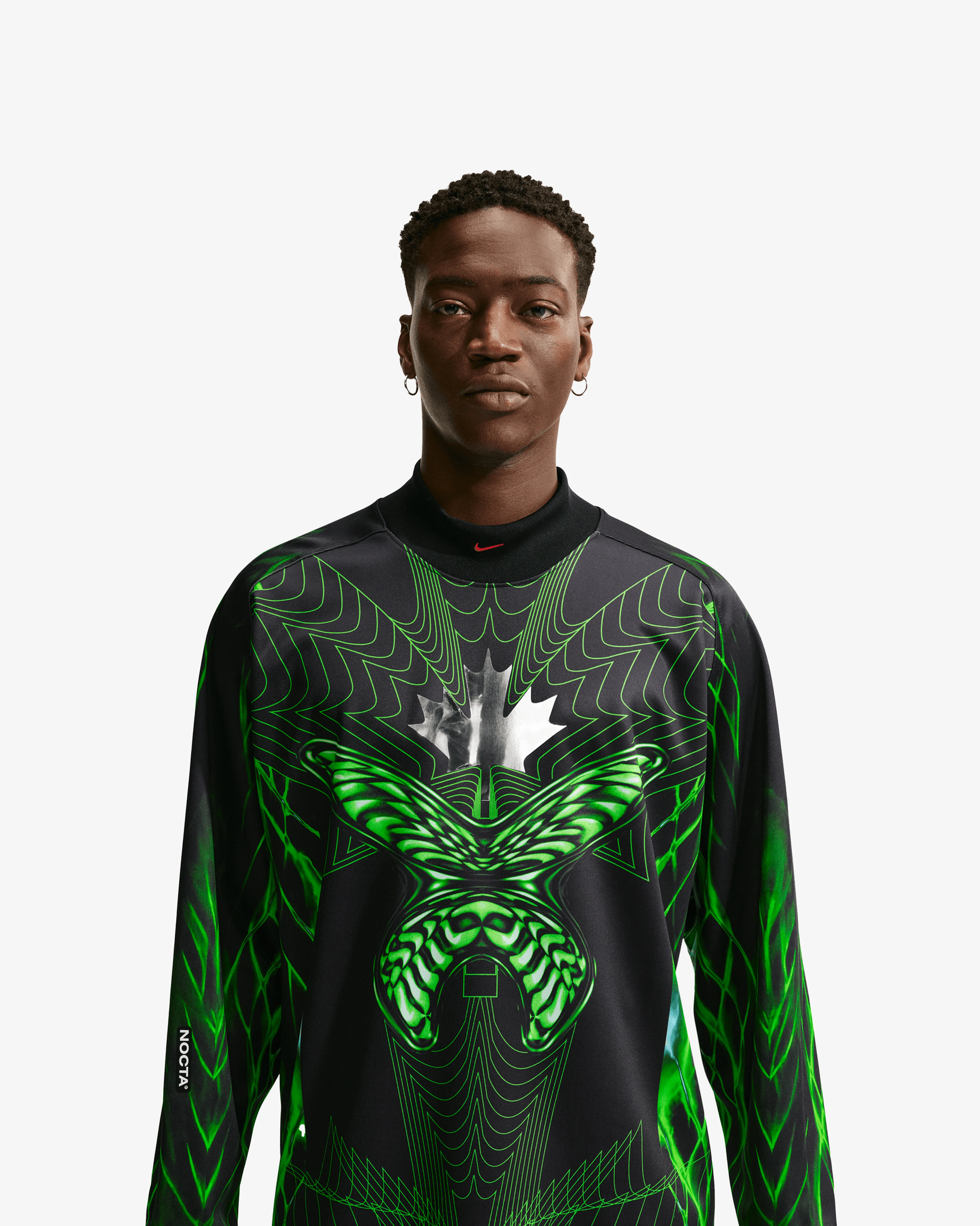 Nike - Men's NOCTA Canada Long Sleeve Jersey - (IM6633-010) - Image 2