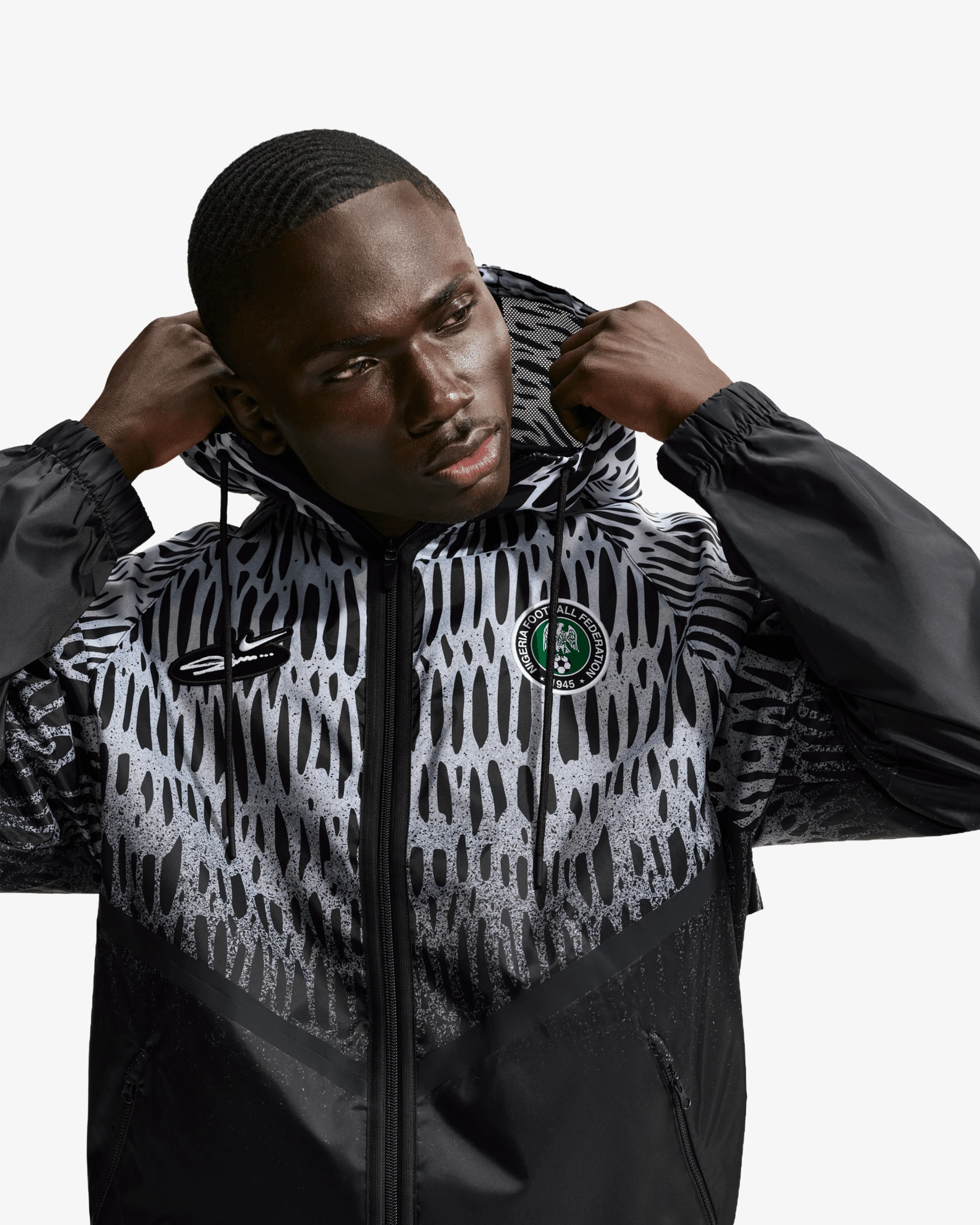 Nike - Men's Slawn Nigeria Anthem Jacket - (IH1626-010) - Image 2