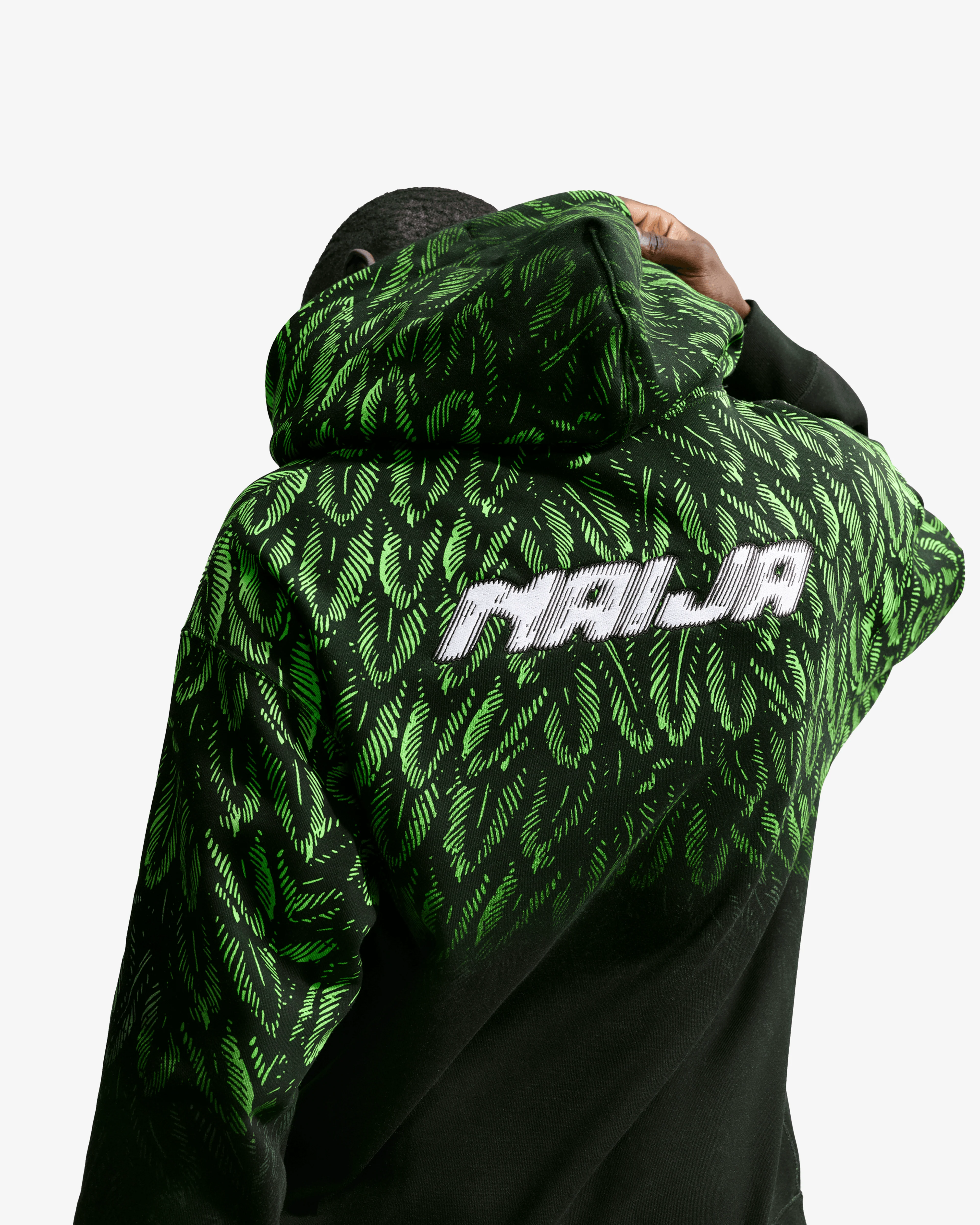 Nike - Men's Slawn Nigeria Fleece Pullover Hoodie - (IR5219-010) - Image 3