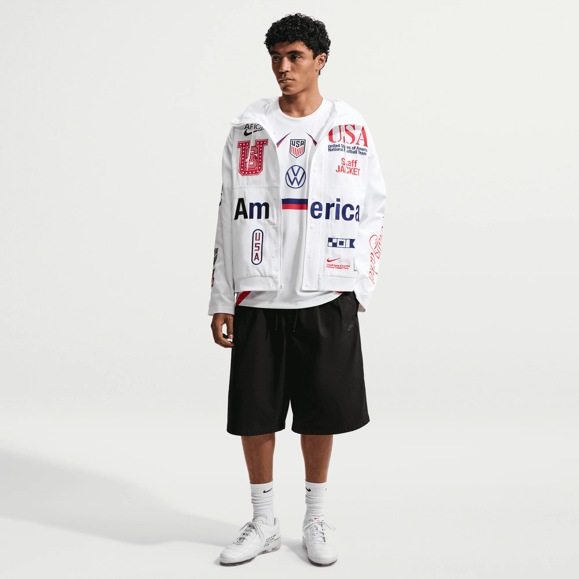 Nike - Men's Virgil Abloh Archive USA Woven Staff Jacket - (II9805-100)