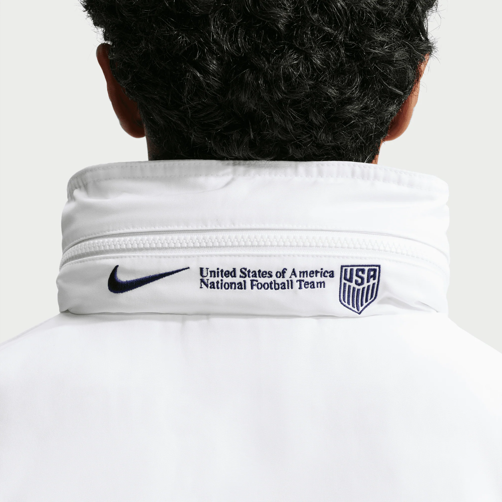 Nike - Men's Virgil Abloh Archive USA Woven Staff Jacket - (II9805-100) - Image 6