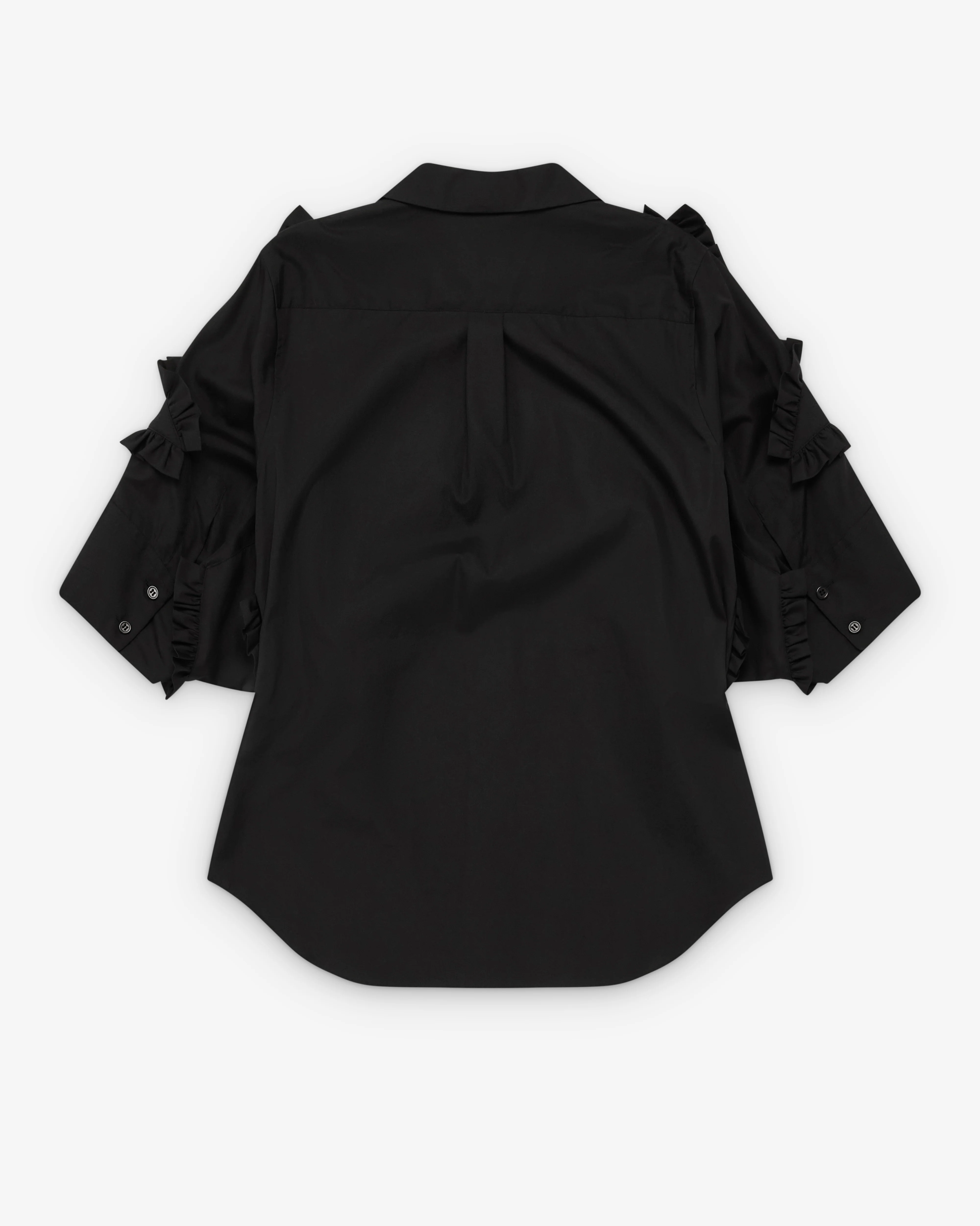 Noir Kei Ninomiya - Women's Ruffle Blouse - (Black) - Image 2