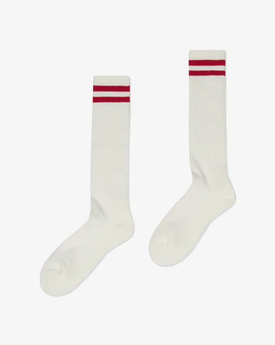 Noir Kei Ninomiya - Women's Striped Socks - (White2) - Image 2