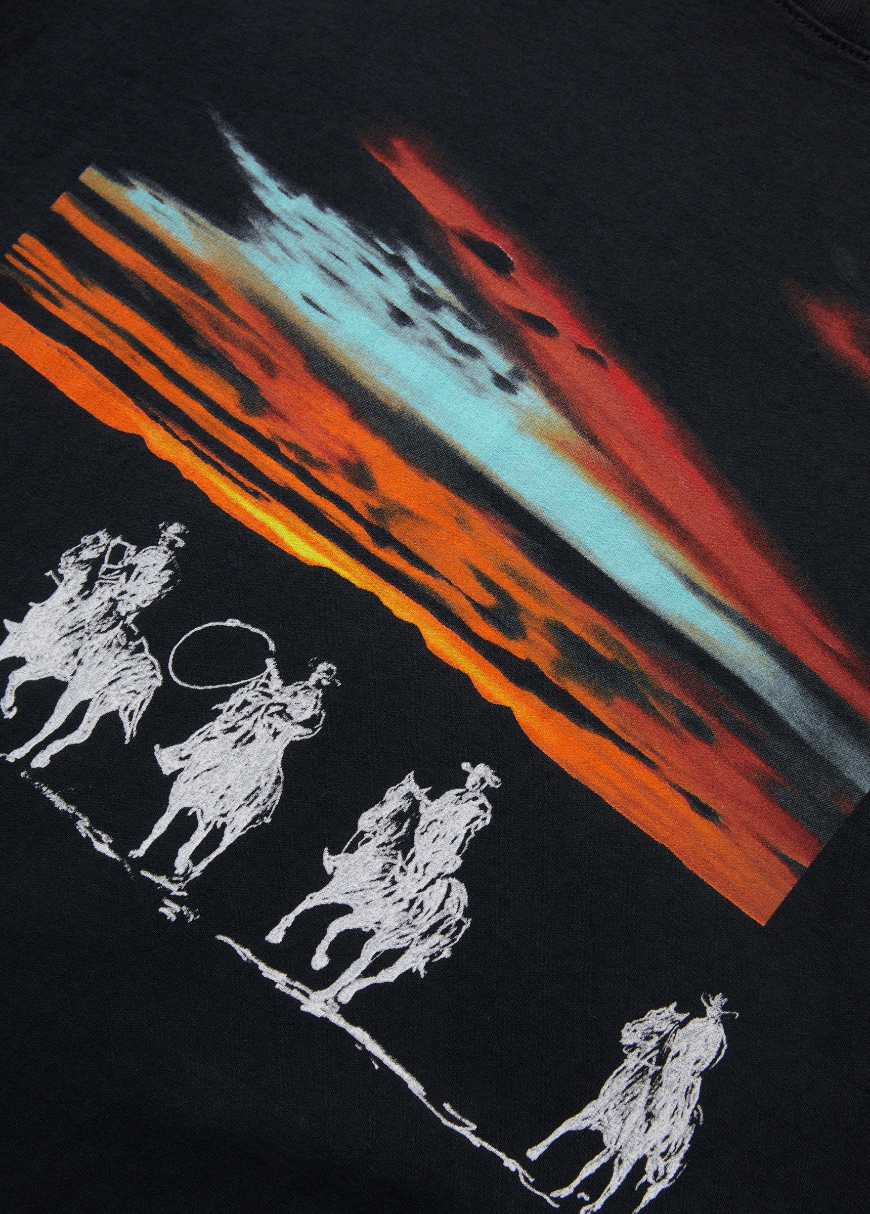 One of These Days - Statues Making Sound Tee - (Washed Black) - Image 3