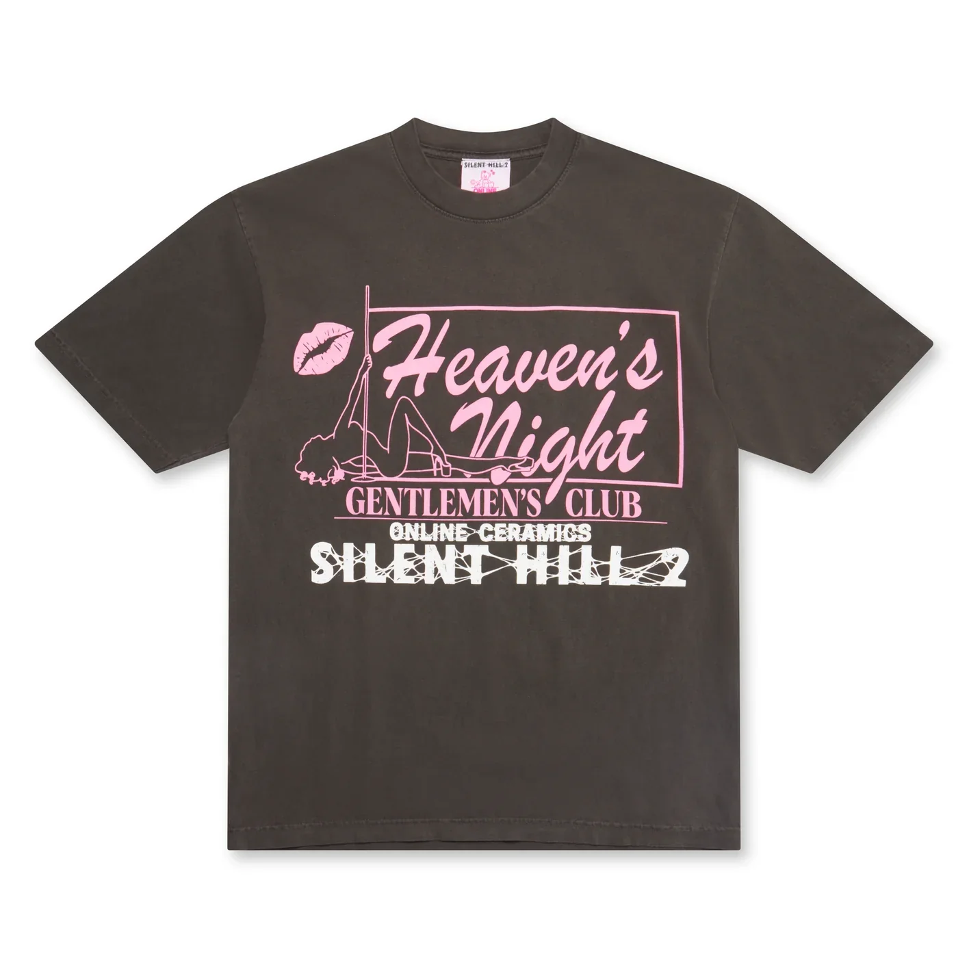 ONLINE CERAMICS - Men's Heavens Night Tee - (Off-Black)