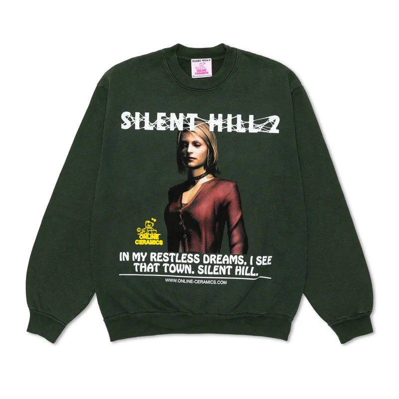 Online Ceramics - Silent Hill 2 LS Tee - (Green)