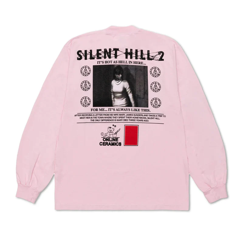 Online Ceramics - Silent Hill 2 Angela LS Tee - (Pink) - Image 2