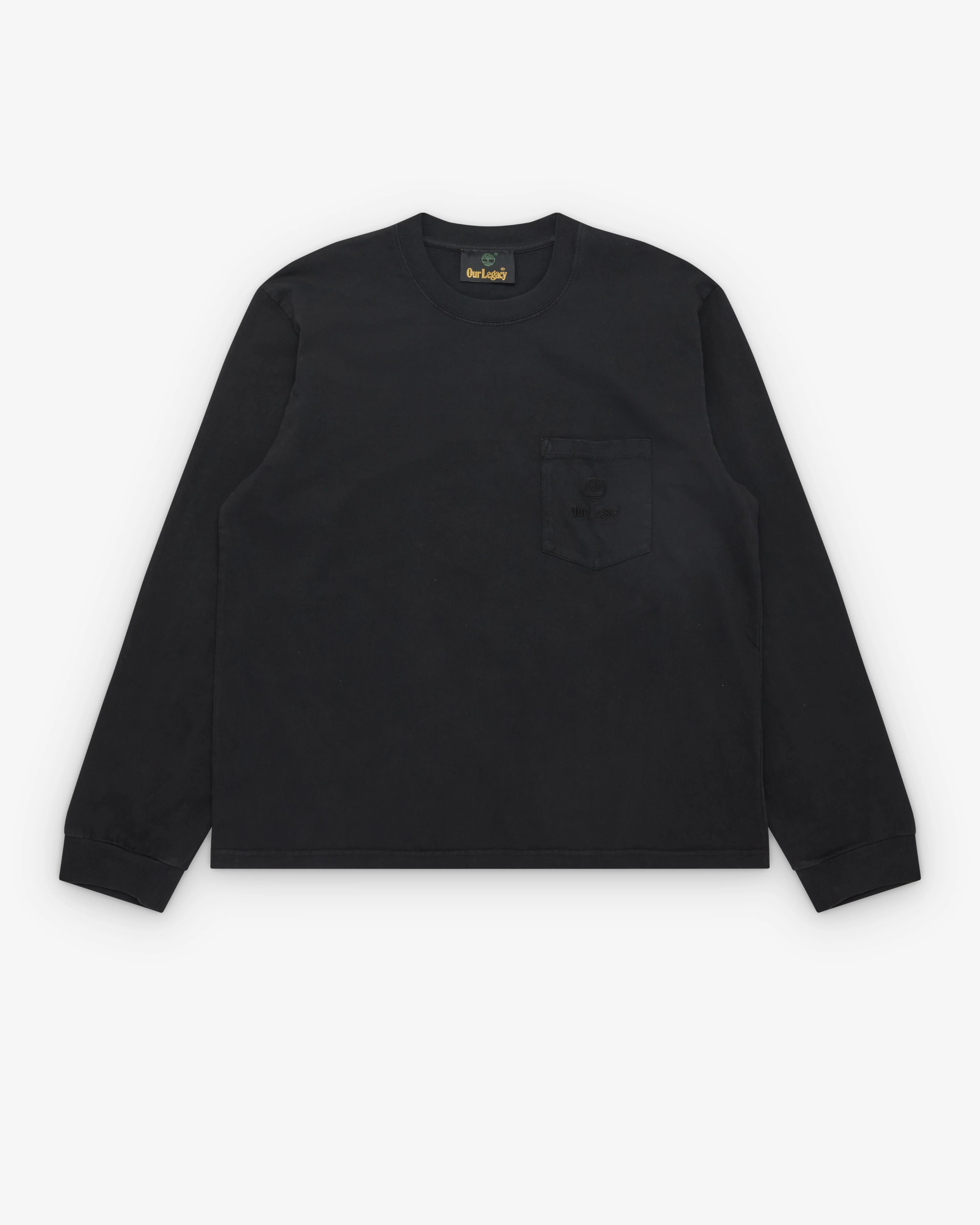 Our Legacy - Men's Timberland Pocket Longsleeve - (Washed Black)