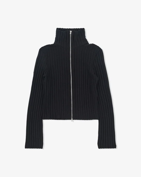 Our Legacy Work Shop - Women's Armani Isola Fullzip - (Soffio Di Mezzanotte Rib)