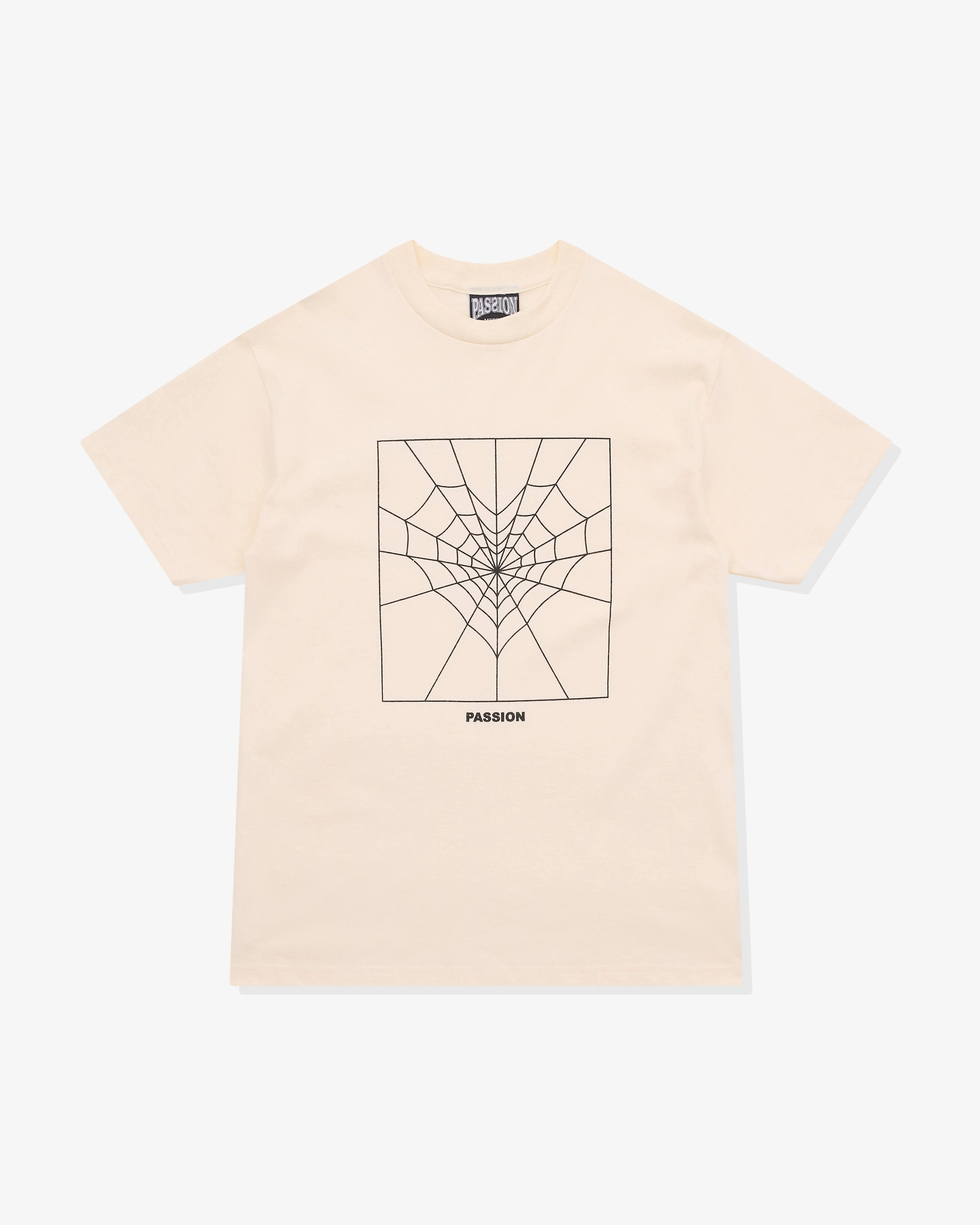 Passion - Men's Web Heart T-Shirt - (White)
