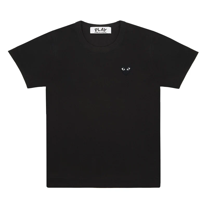 Play - Unisex's Black Emblem T-Shirt - (T064)(Black)