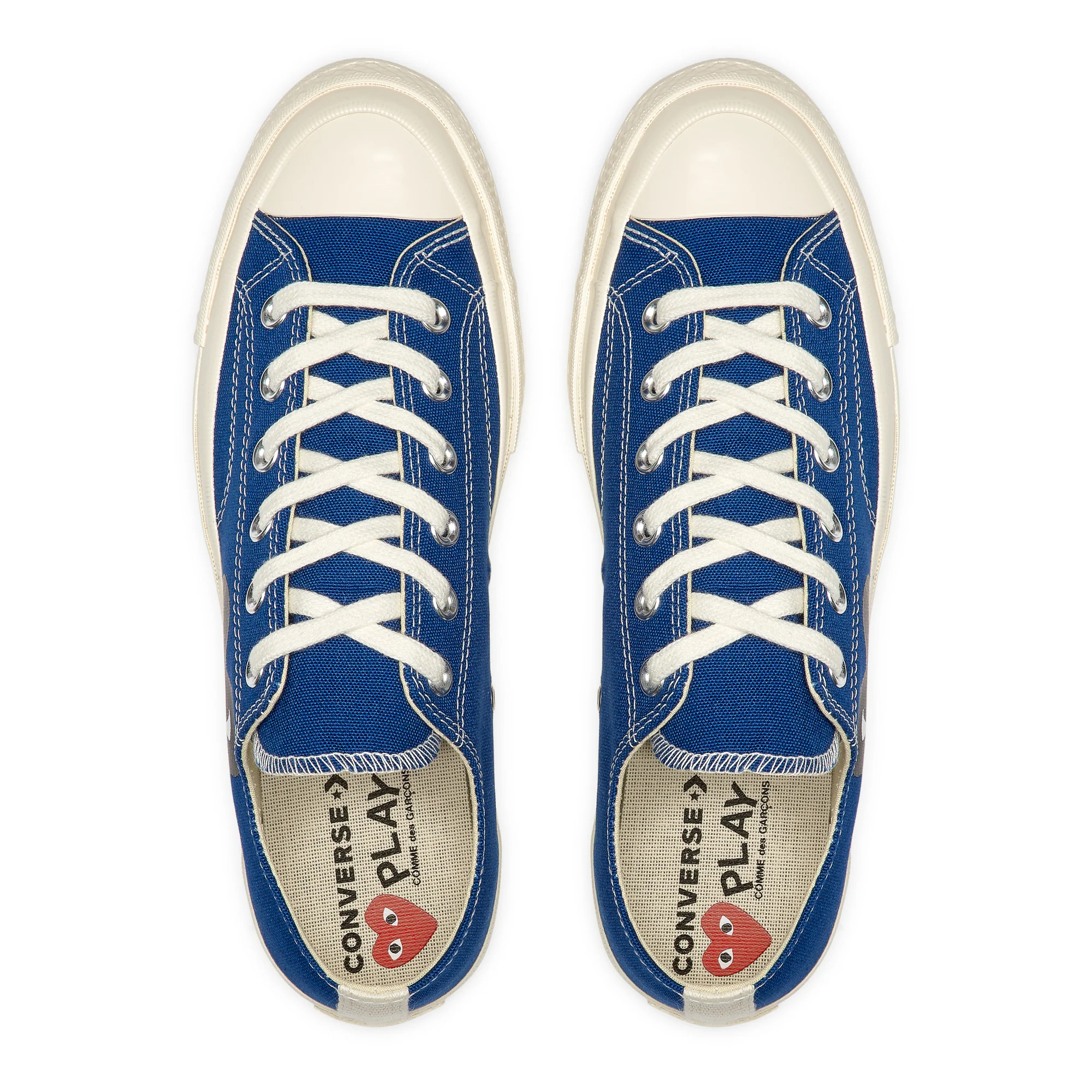 Play Converse - Black Heart Chuck Taylor All Star '70 Low - (Blue) - Image 9