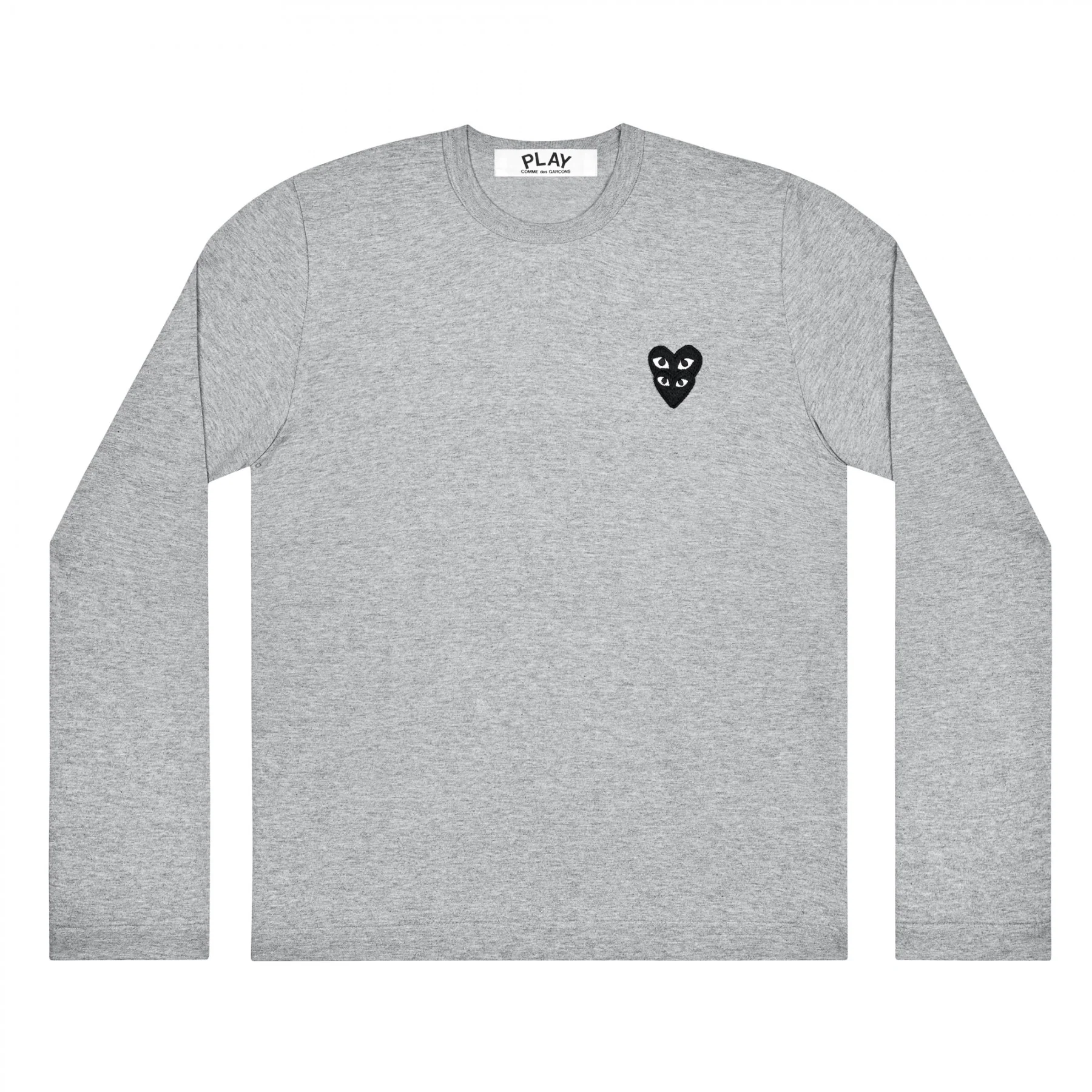 Play - Double Black Emblem LS T-Shirt - (T299)(T300)(Grey)