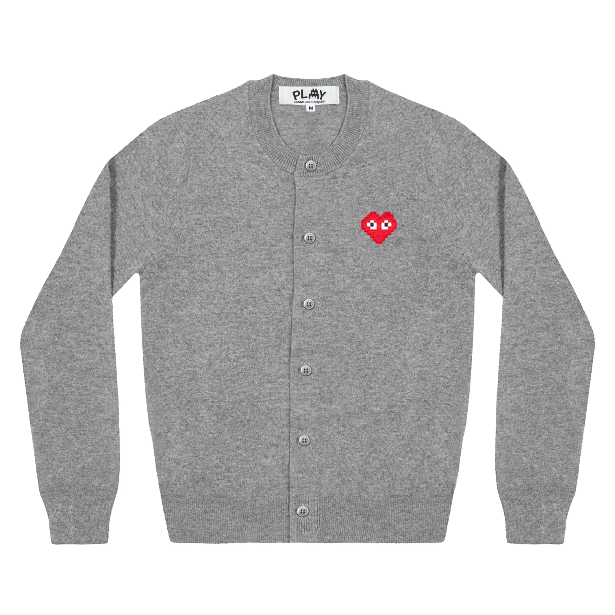 PLAY - the Artist Invader Ladies's Cardigan - (N083)(Grey)