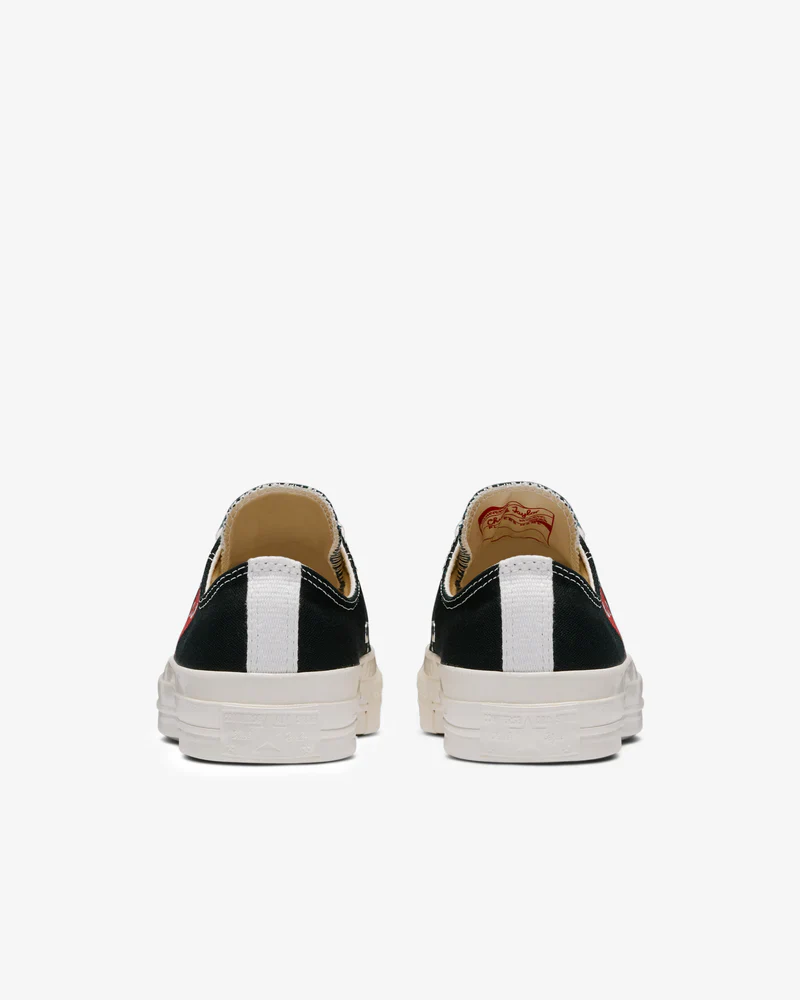 Play Converse - Small Red Heart All Star '70 Low Sneakers - (Black) - Image 5