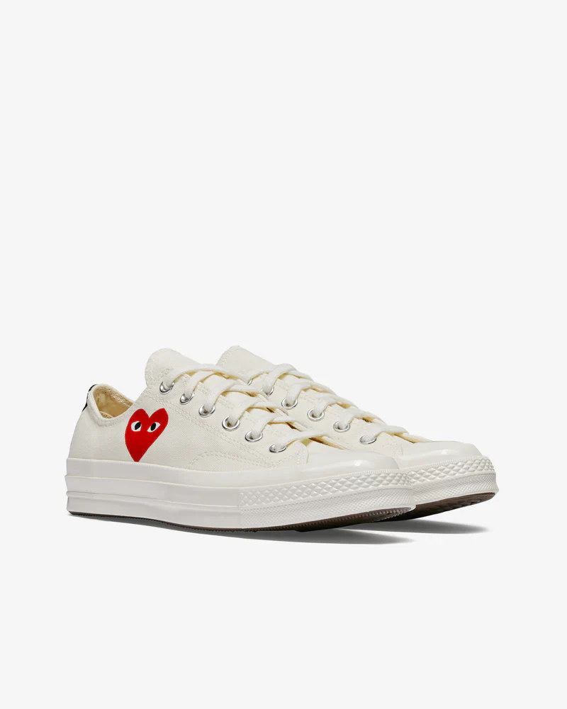 Play Converse - Small Red Heart All Star '70 Low Sneakers - (White) - Image 3