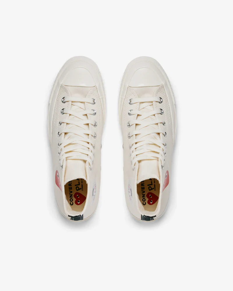 Play Converse - Small Red Heart All Star '70 Low Sneakers - (White) - Image 4