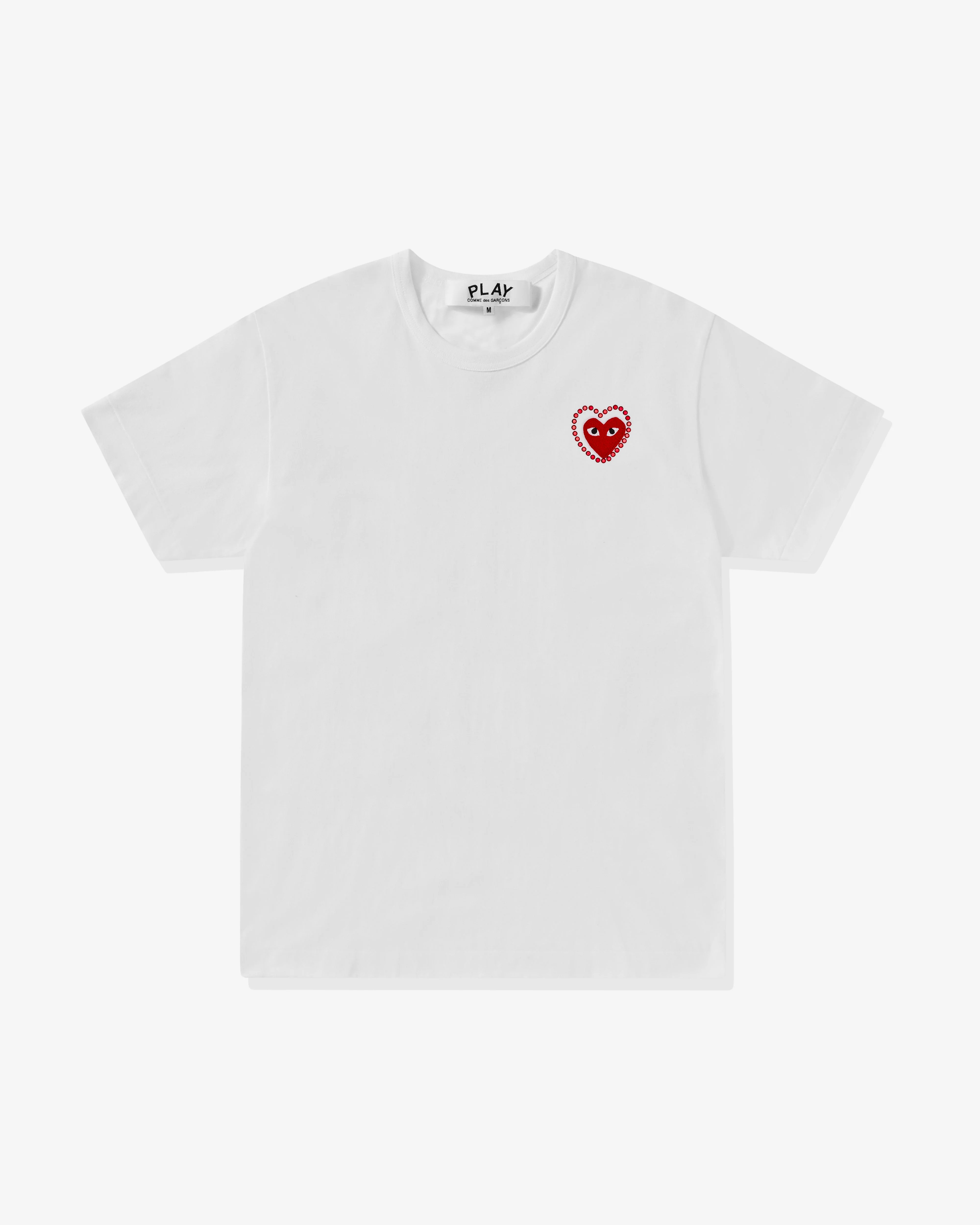 Play - Metalstone Heart T-Shirt - (White/Red)