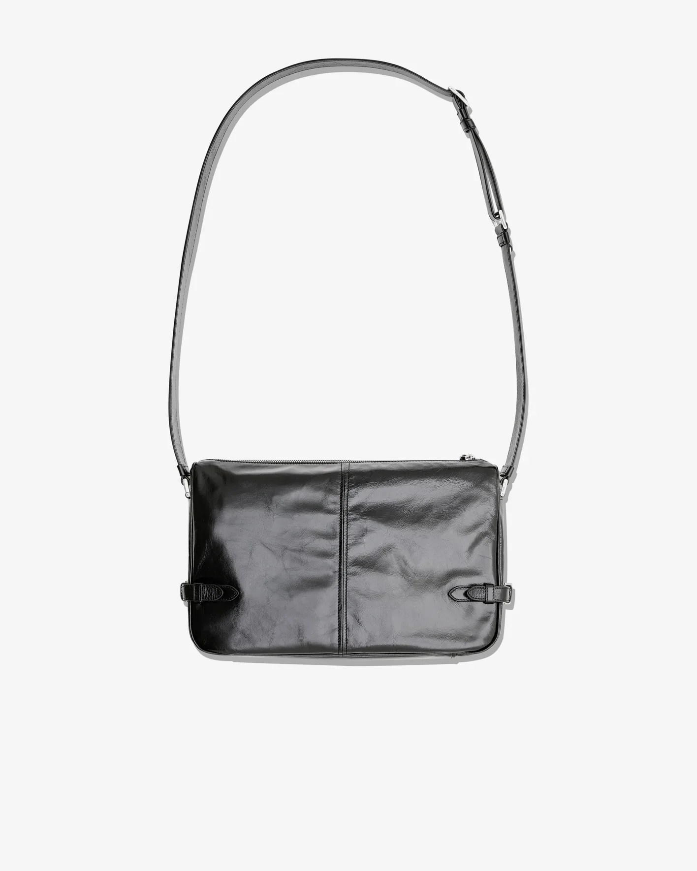 Prada - Men's Leather Shoulder Bag - (Black) - Image 2