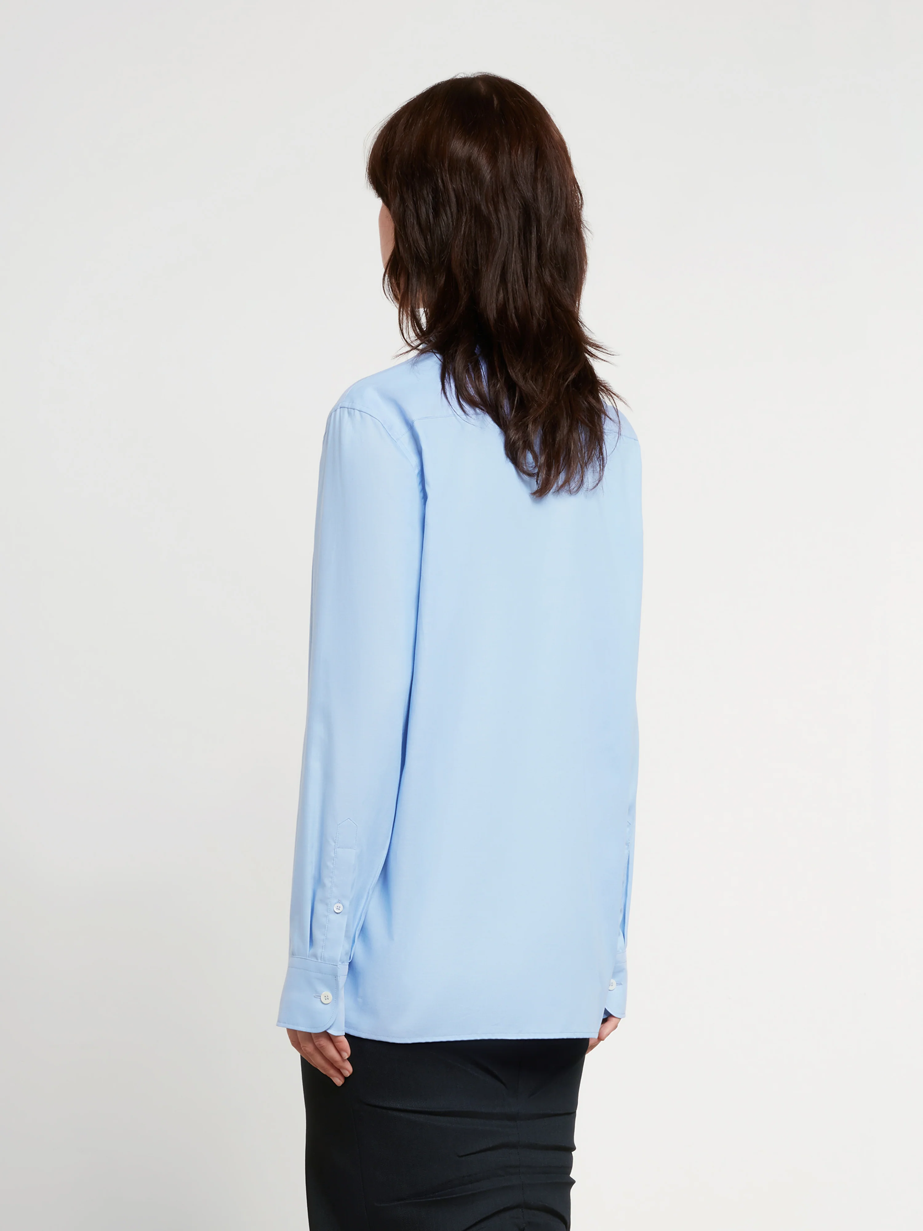PRADA - Women's Oxford Cotton Shirt - (Light Blue) - Image 4