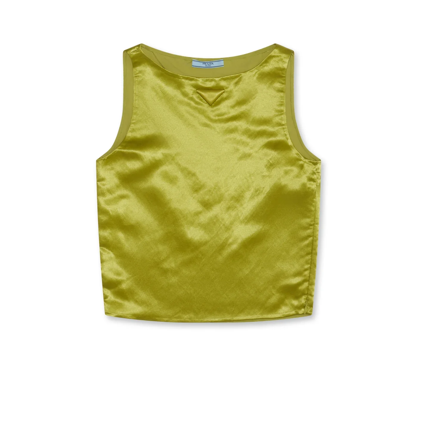 PRADA - Women's Satin Top - (Green)
