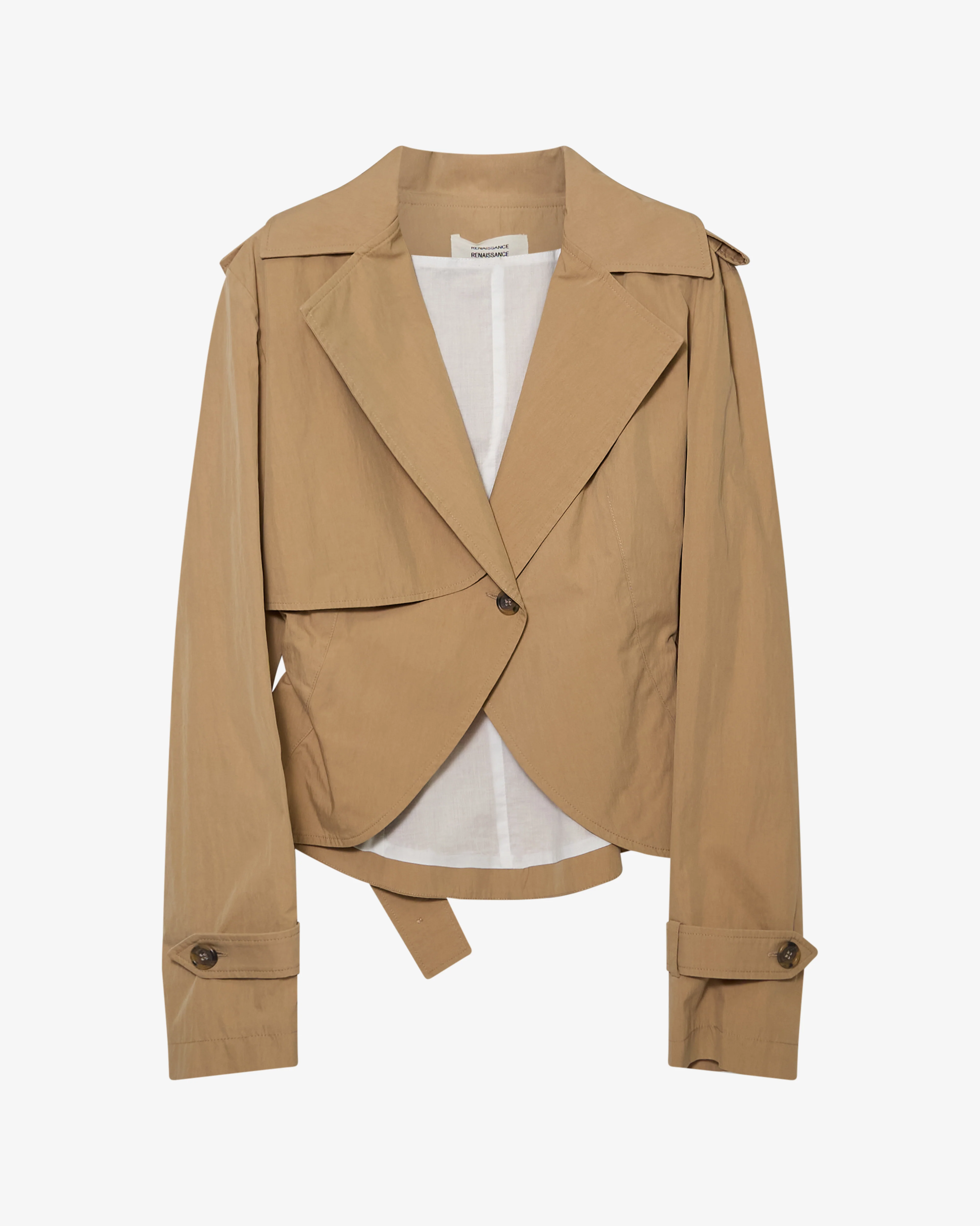 Renaissance Renaissance - Women's Anne Cropped Jacket - (Brown)