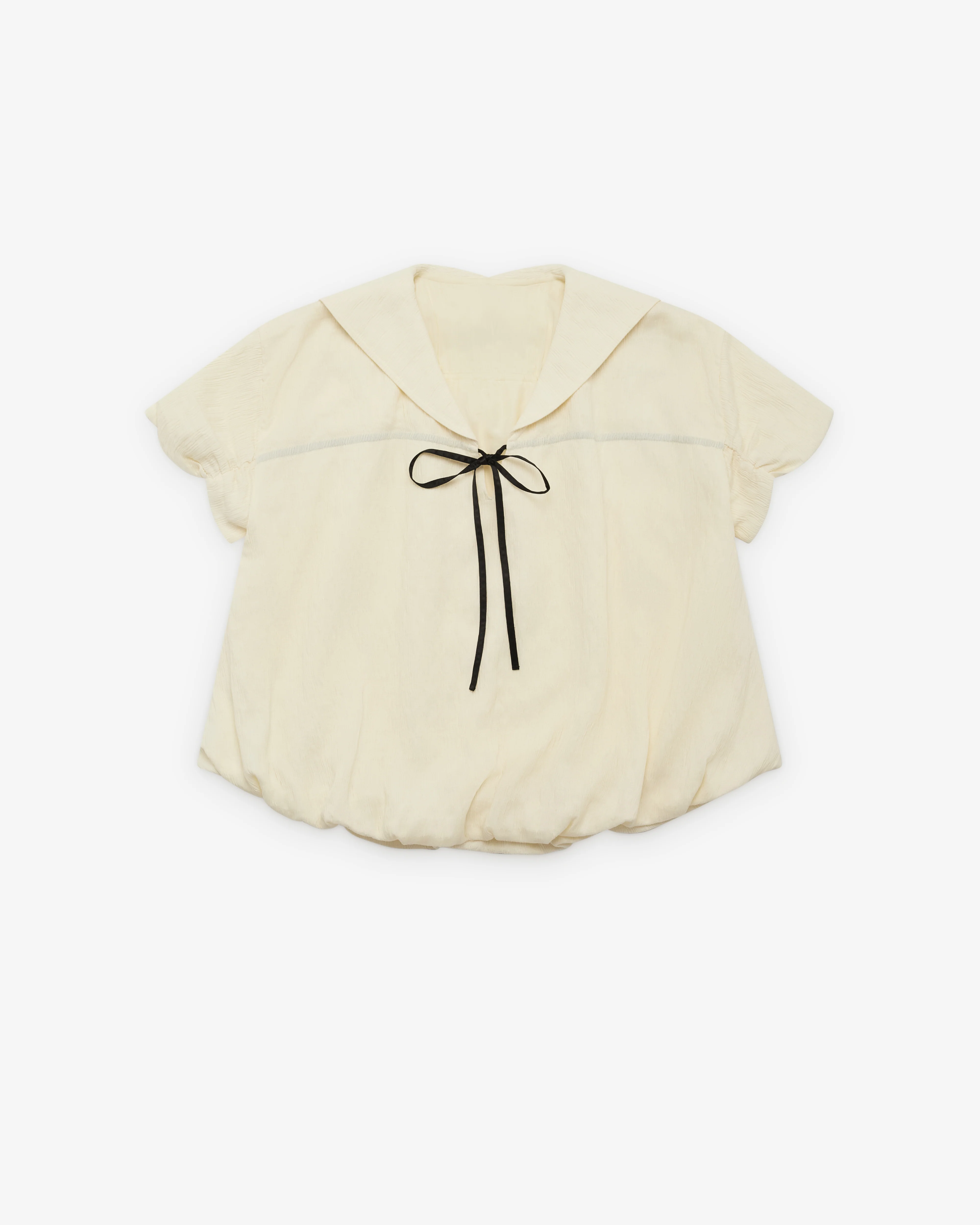 RENLI SU - Women's Bow Top - (Rice White)