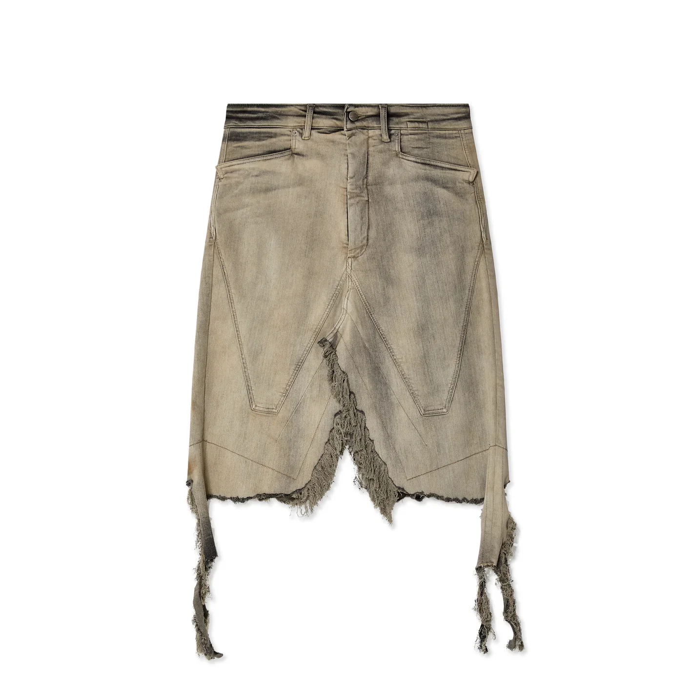 RICK OWENS - Men's Denim Skirt Mineral - (Mineral)