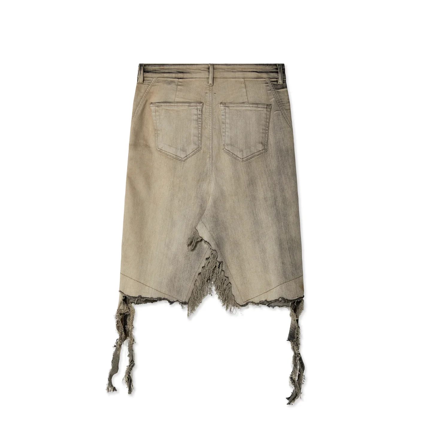 RICK OWENS - Men's Denim Skirt Mineral - (Mineral) - Image 2