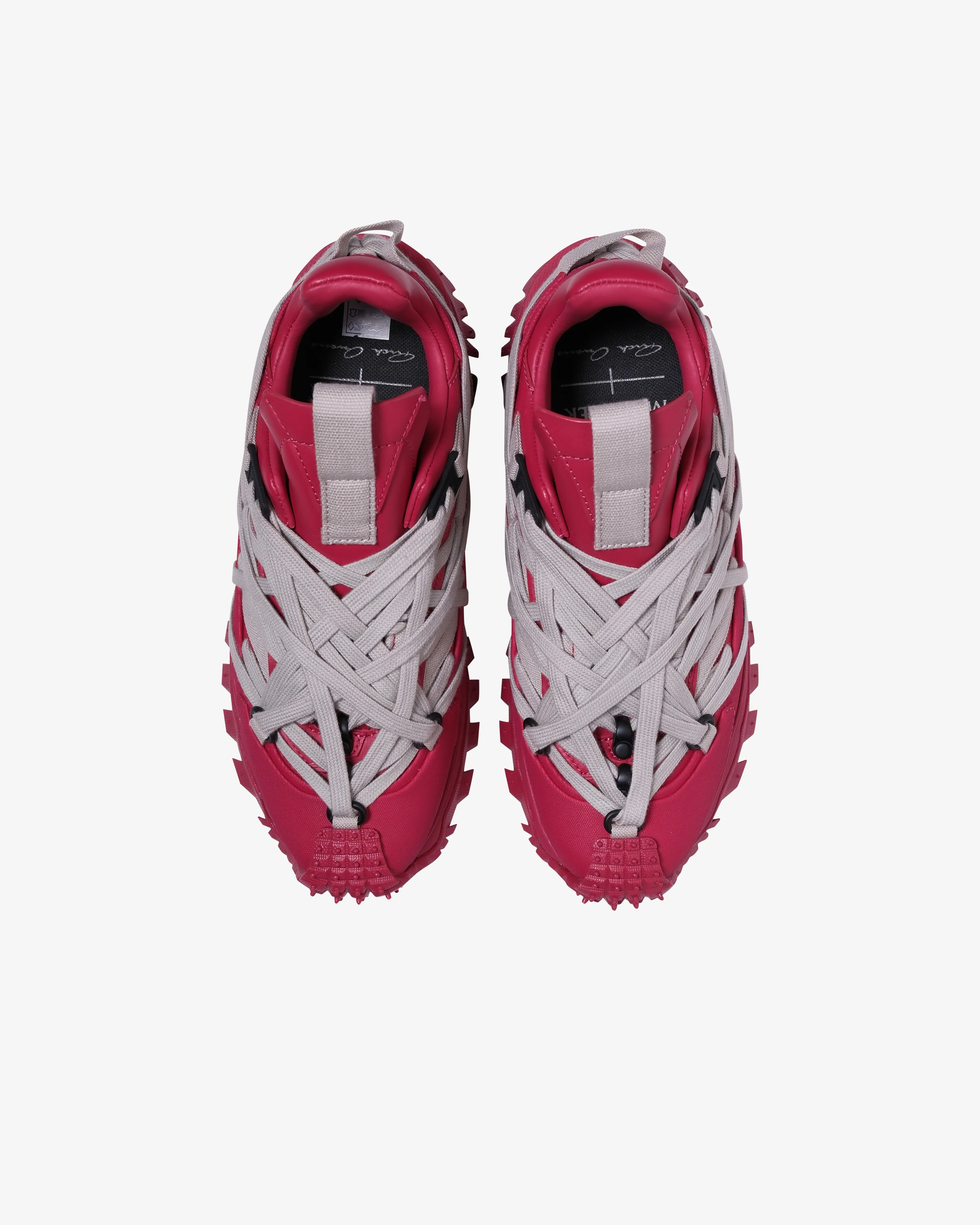 Rick Owens - Men's Moncler Trailgrip Megalace - (Carnelian) - Image 4