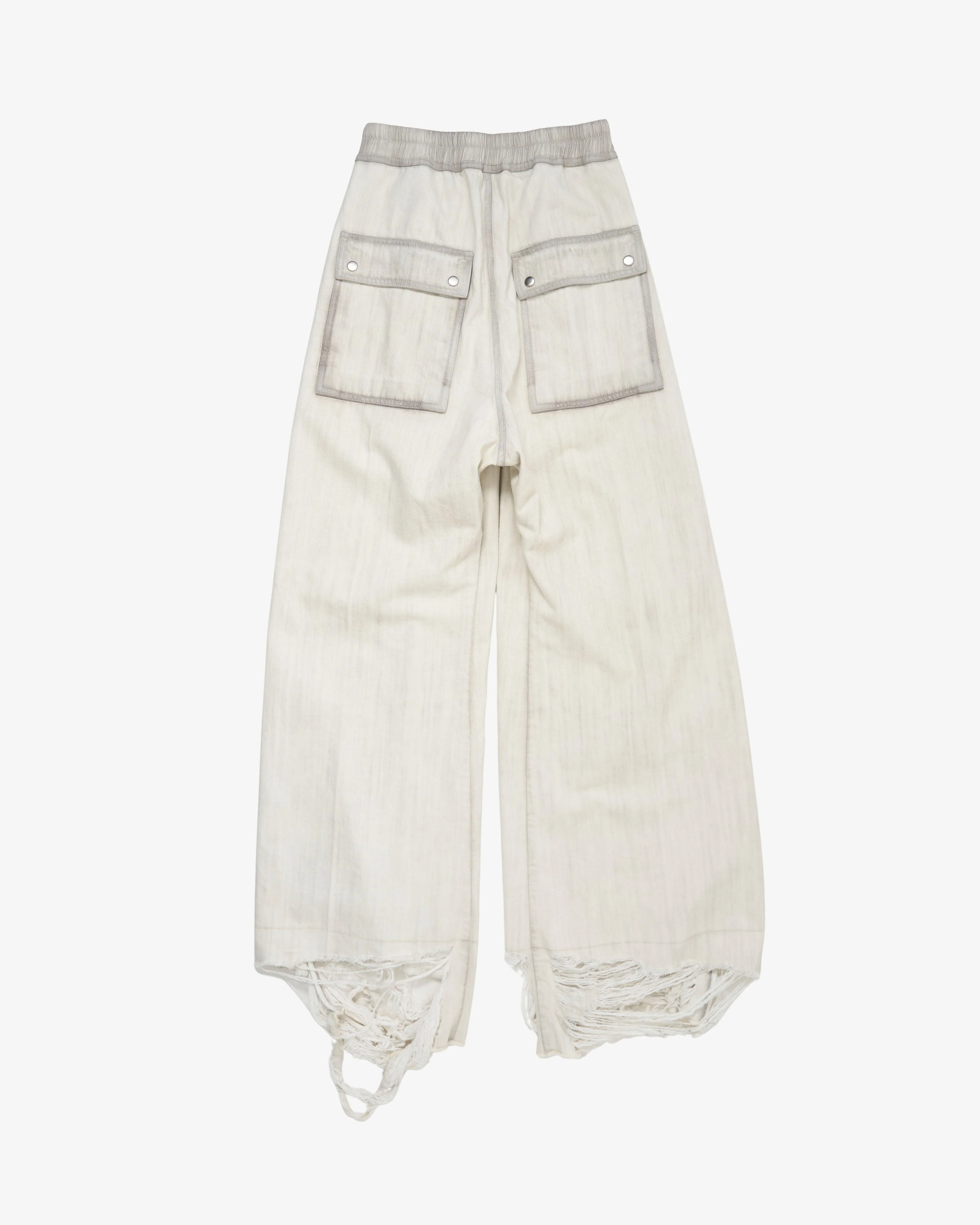 RICK OWENS - Men's Wide Bela Pants - (White) - Image 2
