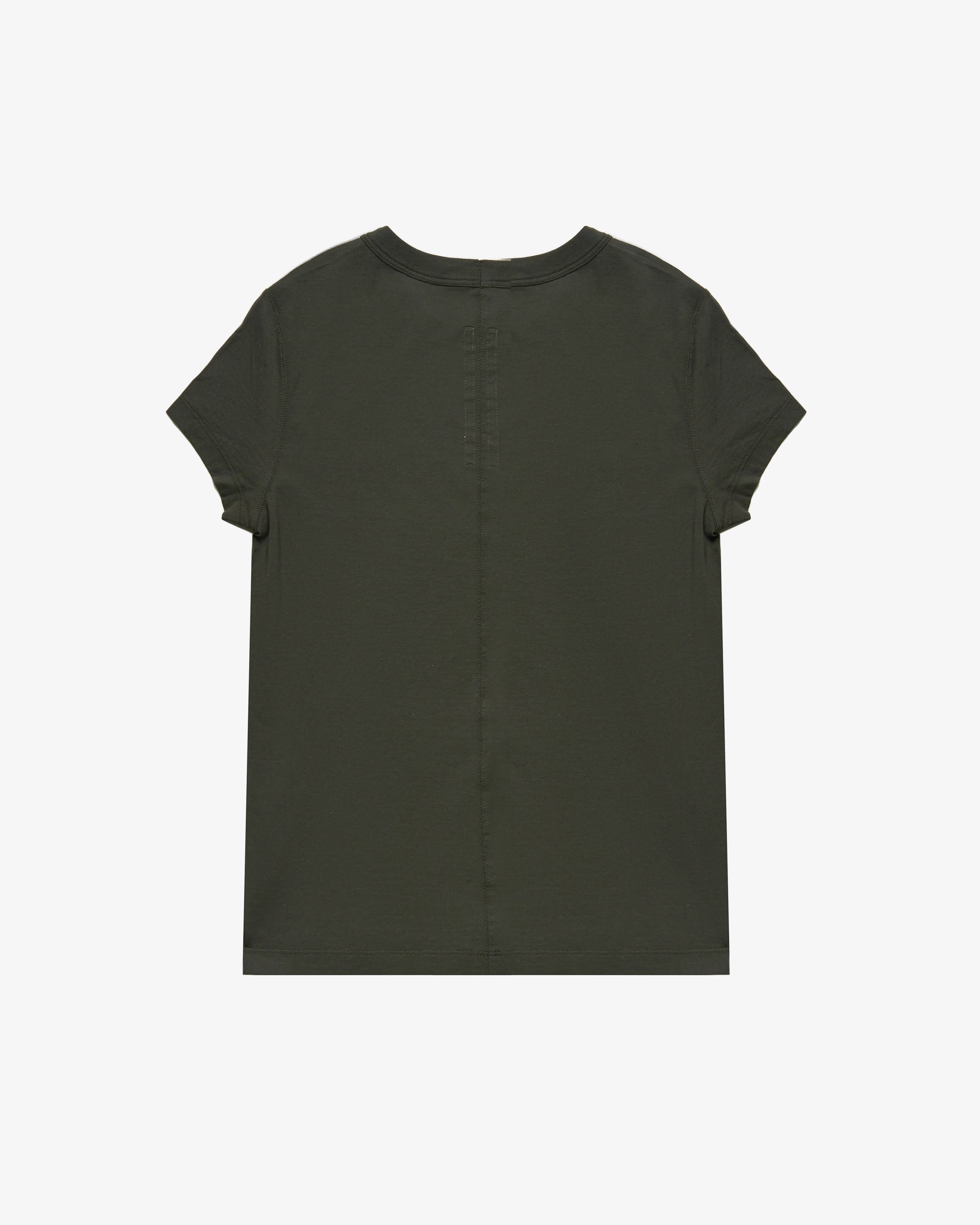 Rick Owens - Women's Cropped Level Tee - (Dark Green25) - Image 2