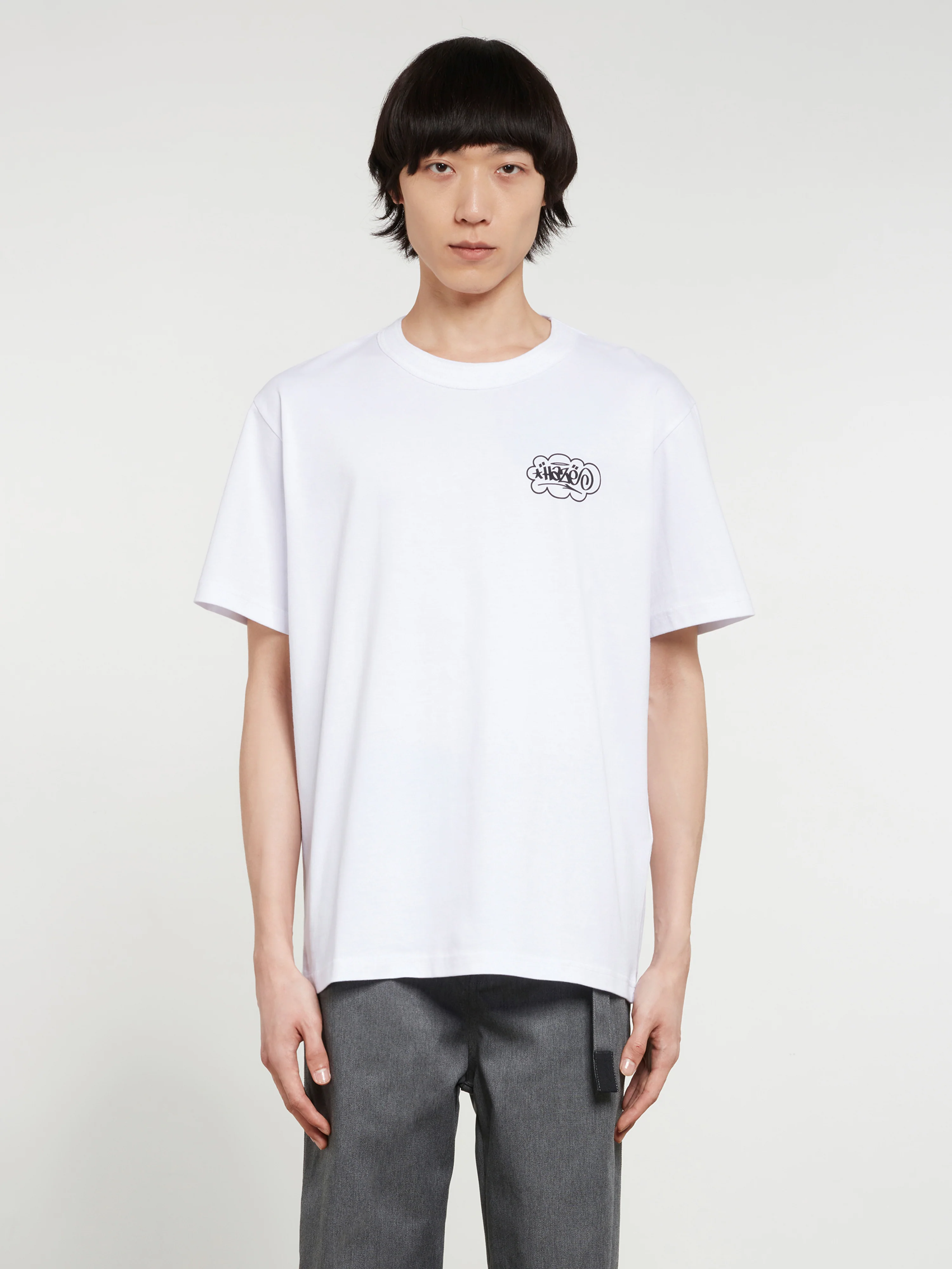 SACAI - Eric Haze / Circle Star T-Shirt - (White) - Image 2
