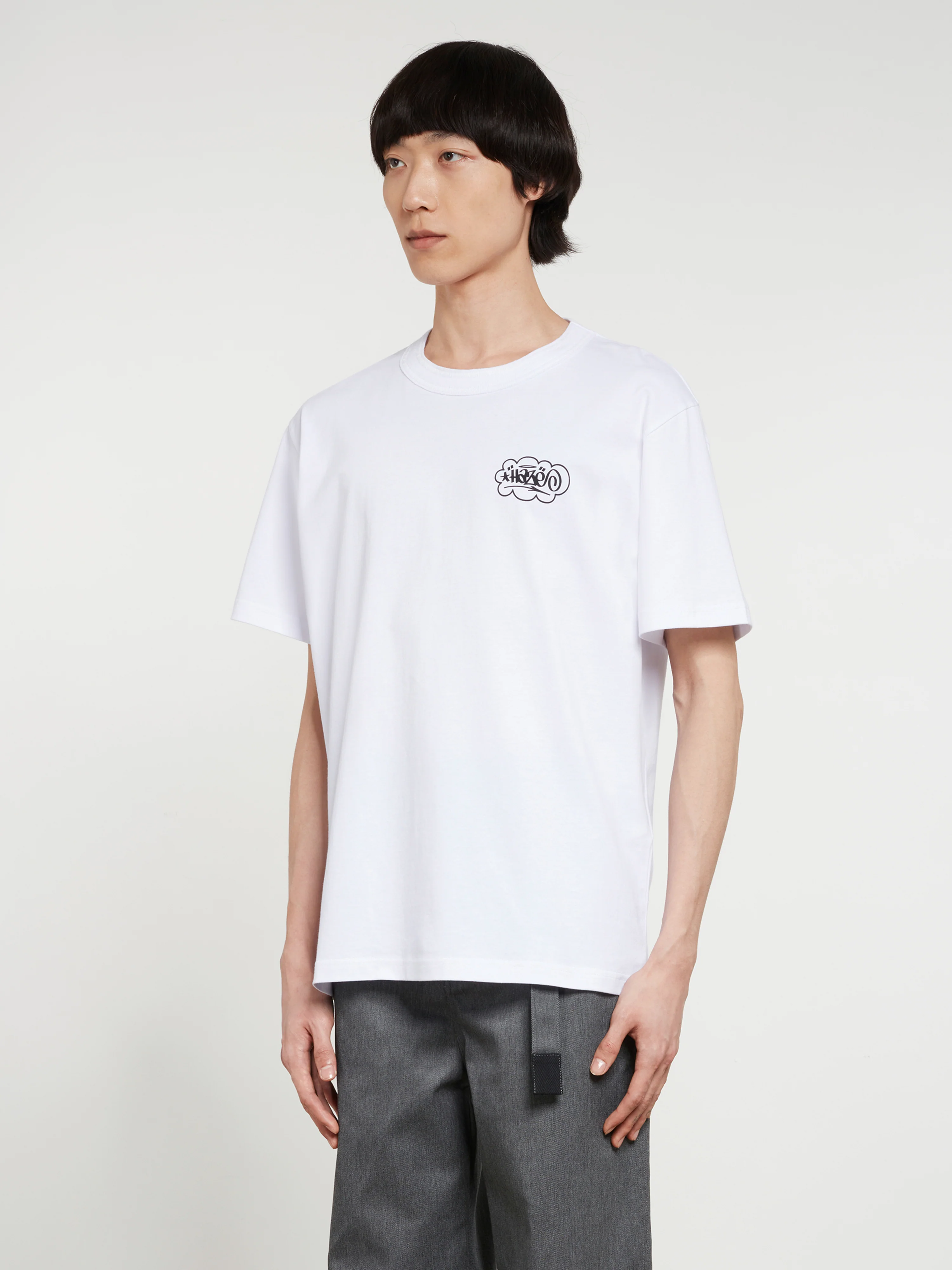 SACAI - Eric Haze / Circle Star T-Shirt - (White) - Image 3