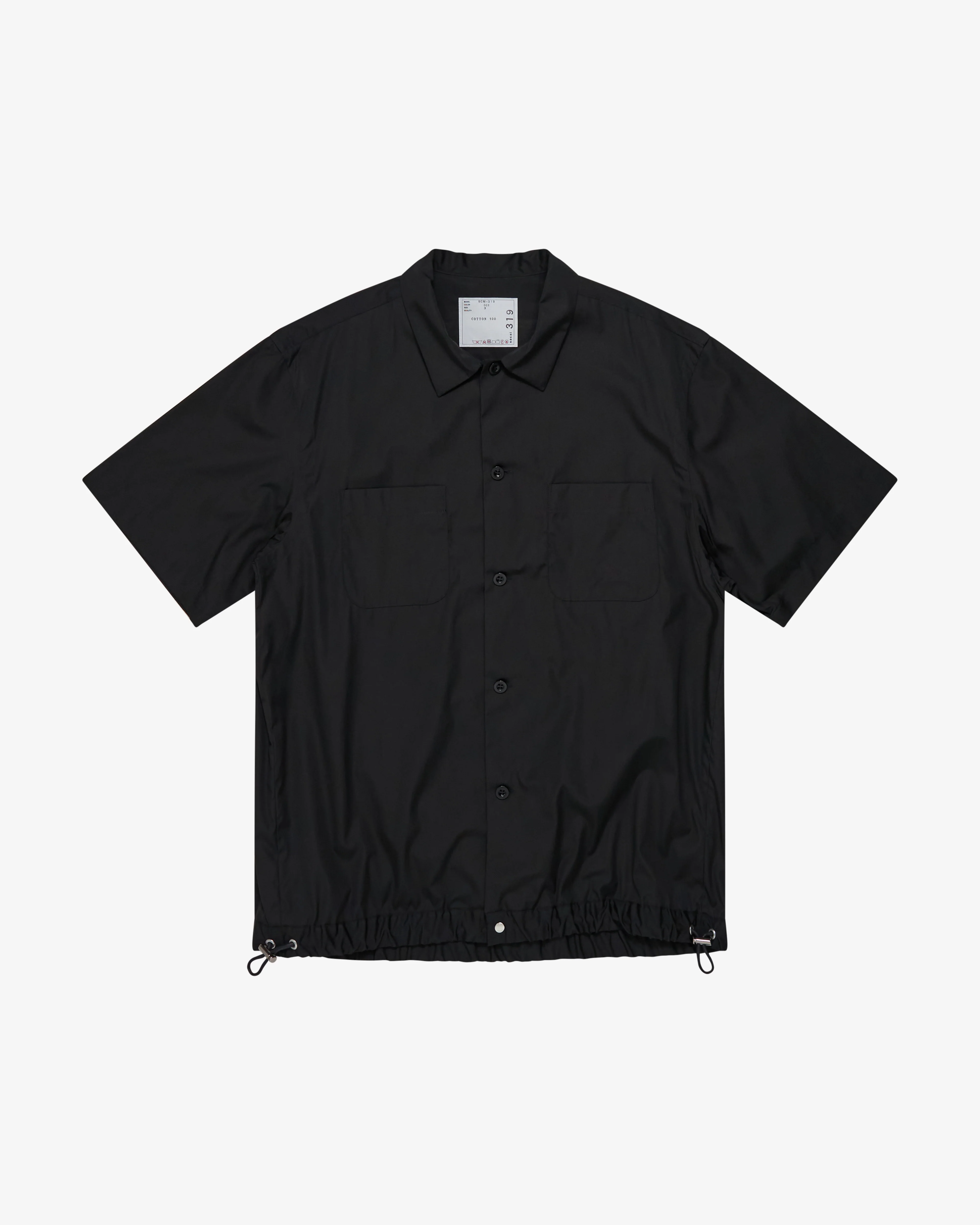 SACAI - Men's Cotton Poplin Shirt - (Black)
