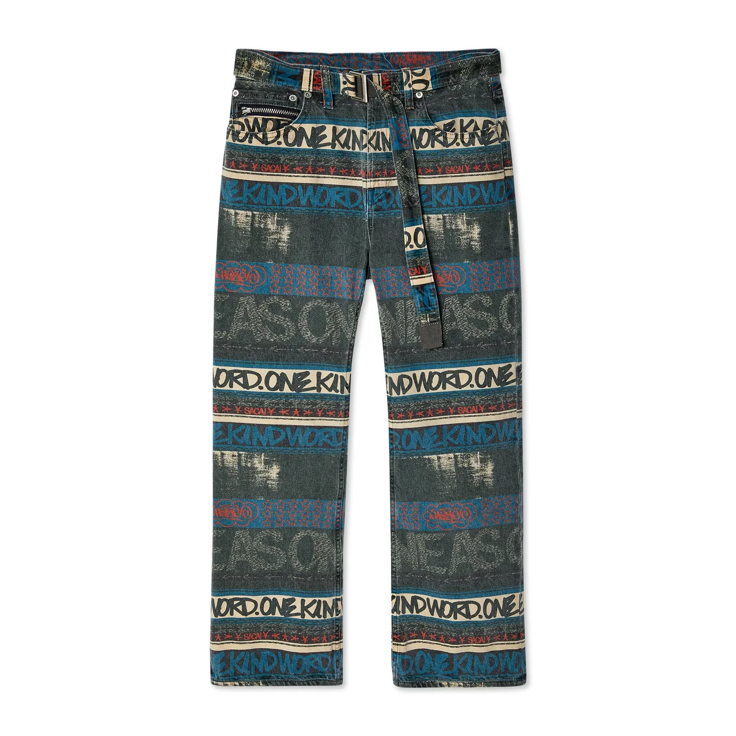 SACAI - Men's Eric Haze / Denim Pants - (Green)
