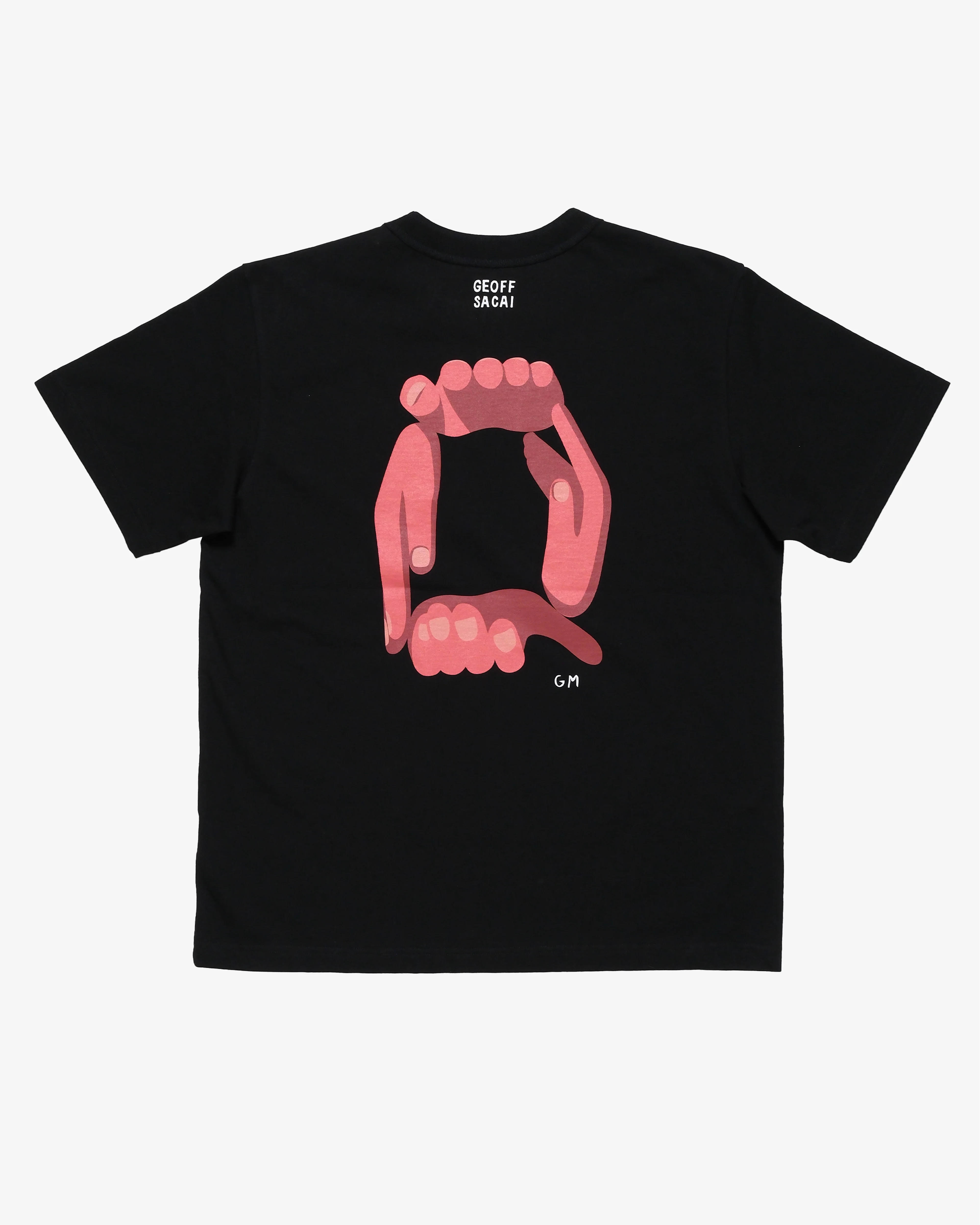 SACAI - Men's Geoff Sacai Print T-Shirt - (Black) - Image 2
